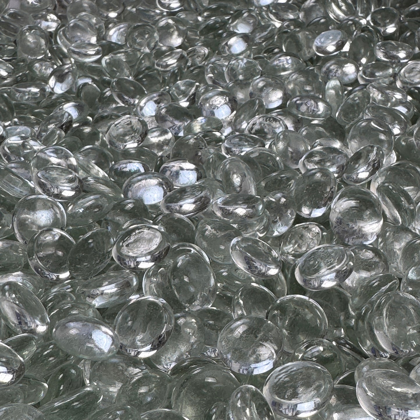 Gemstone Waters Crystal Flat Glass Bead