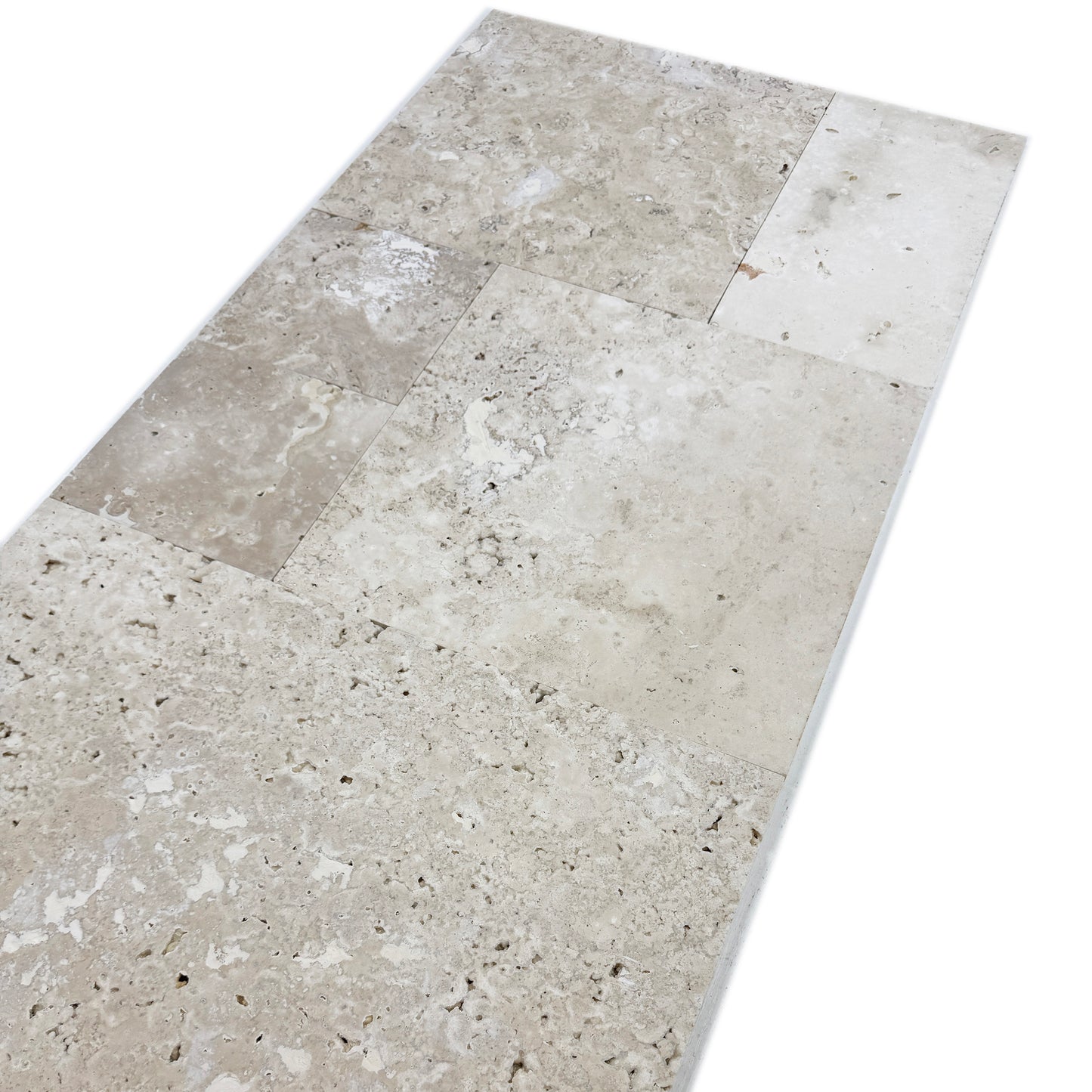 Opulence Versailles Series Parchment Beige Travertine Versailles Pattern Tile