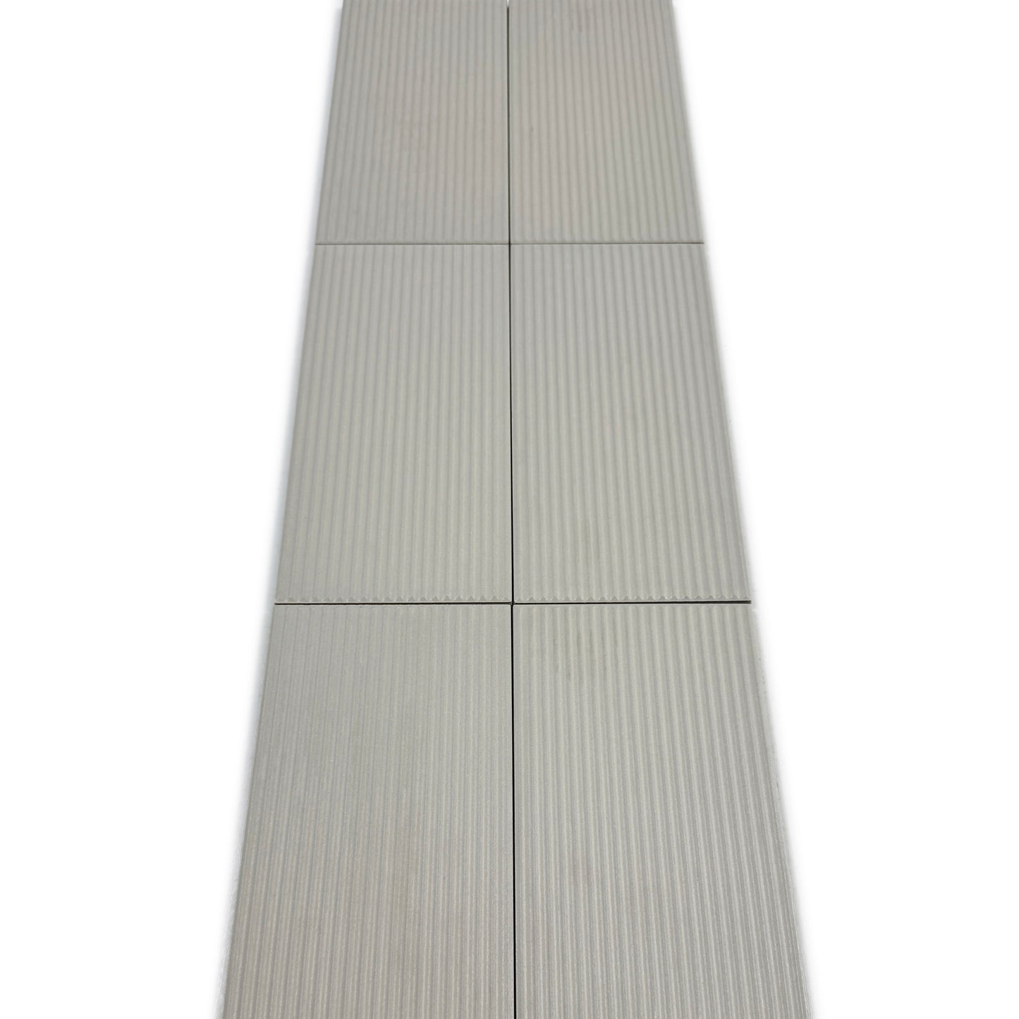 FINA Standard Pool Tile Series Grey Grooved Anti- Slip Porcelain Edage Tile