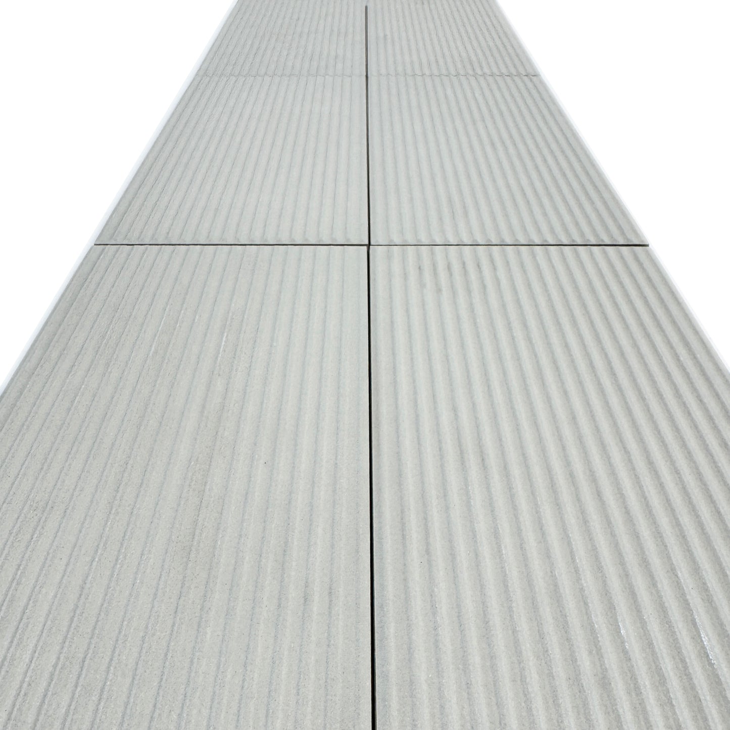 FINA Standard Pool Tile Series Grey Grooved Anti- Slip Porcelain Edage Tile