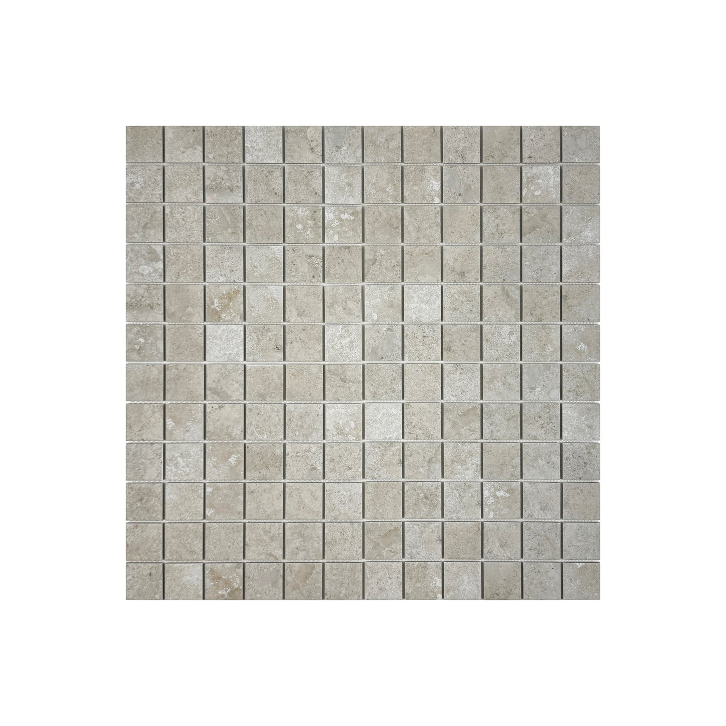 Limestone Porcelain Tile Series Light Beige Flat Surface Matt Porcelain Mosaic
