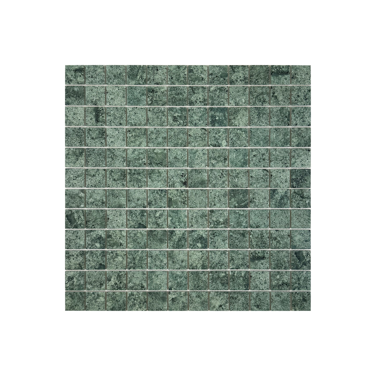 Limestone Porcelain Tile Series Green Flat Surface Matt Porcelain Mosaic