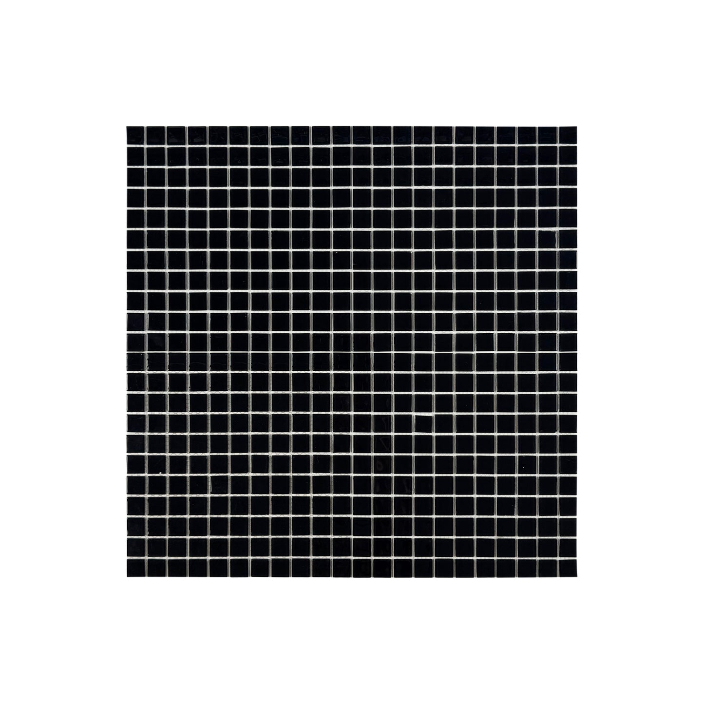 Azure Enchantment Series Black Crystal Glass Mosaic