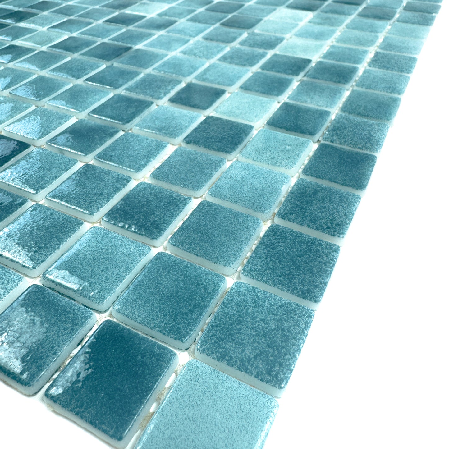 Regal Europe Series Saga Green Glossy Recycled Glass Mosaic