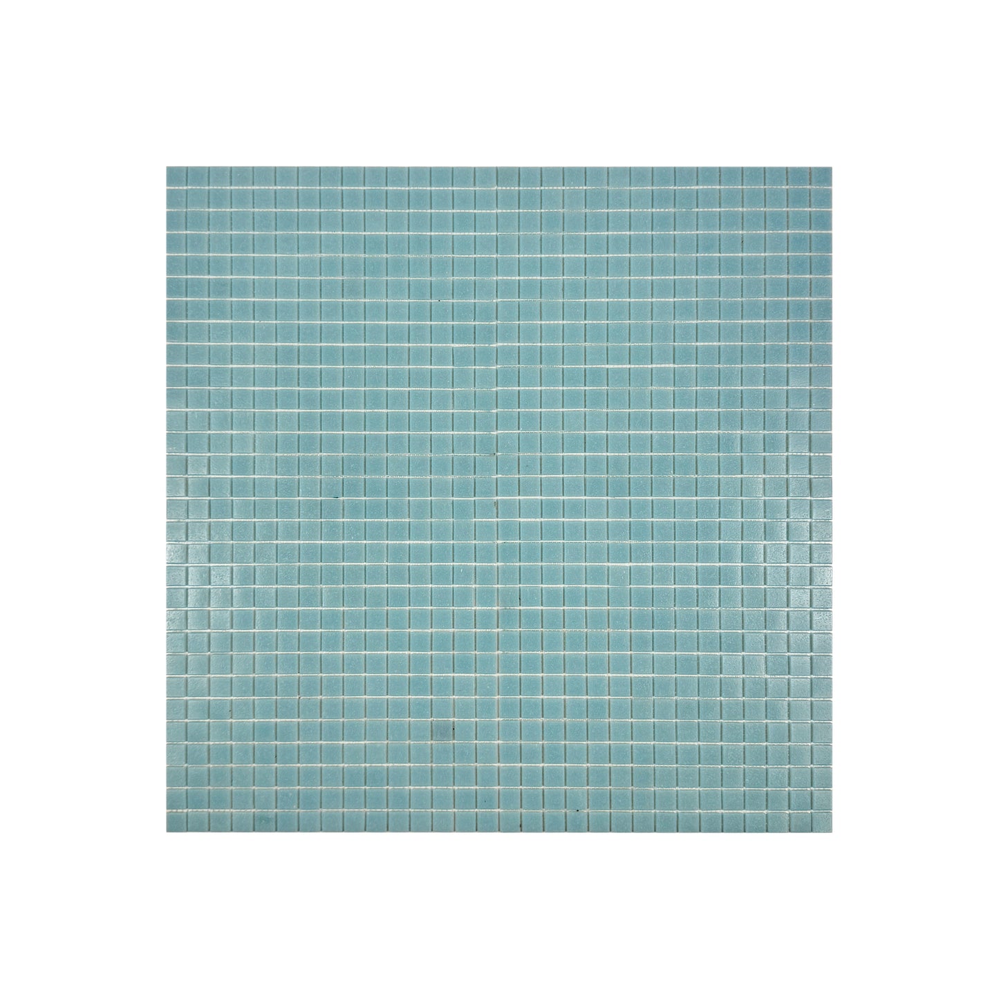 Serene Spectrum Sky Blue Hot Melt Glass Mosaic