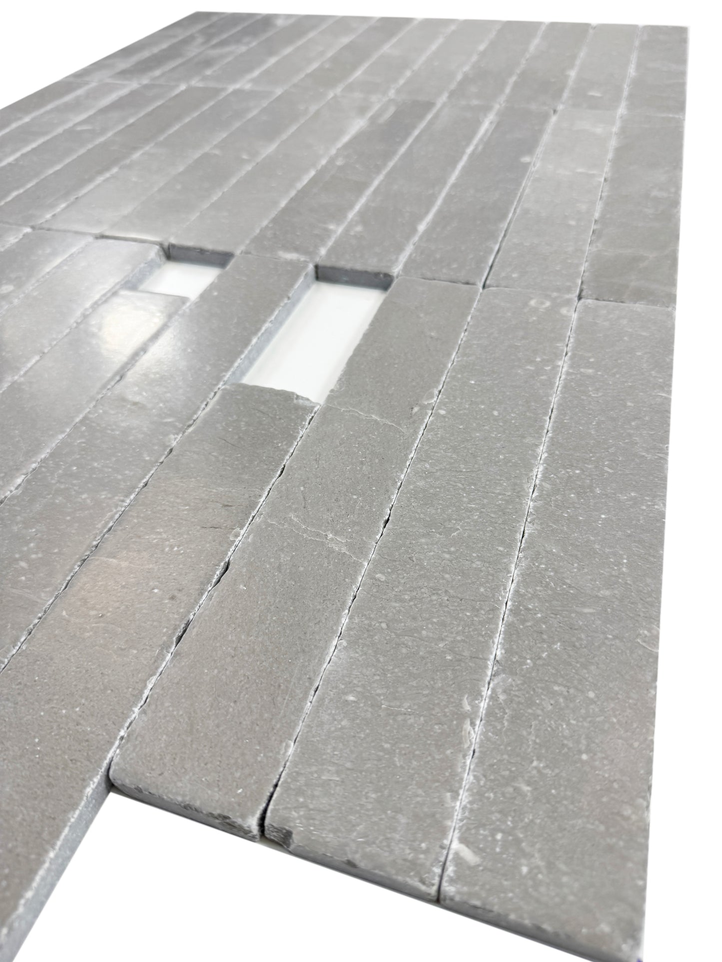 Verona Series Ace Grey Tumble & Brush Surface Marble Tile