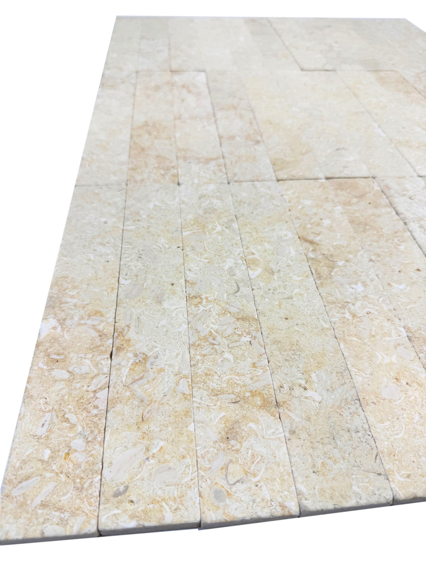 Verona Series Yulia Beige Tumble & Brush Surface Marble Tile