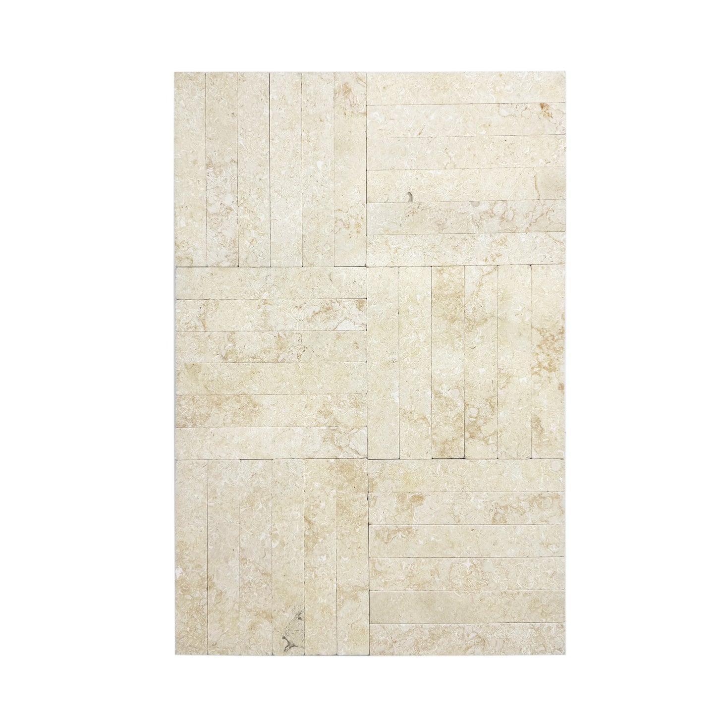 Verona Series Yulia Beige Tumble & Brush Surface Marble Tile