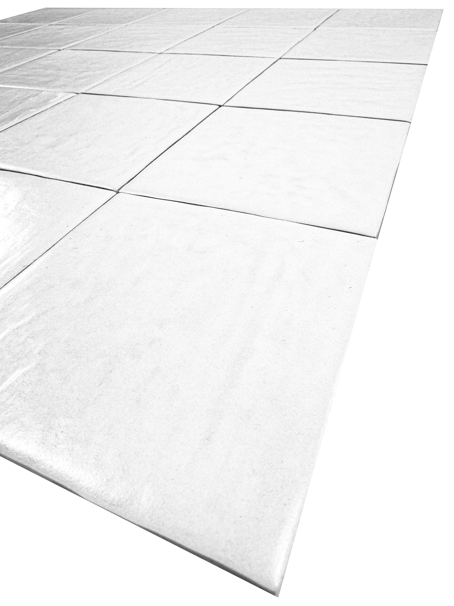 Pearl Luxe Series Pearl White Semimatte Perlescent Ceramic Artisanal Tile