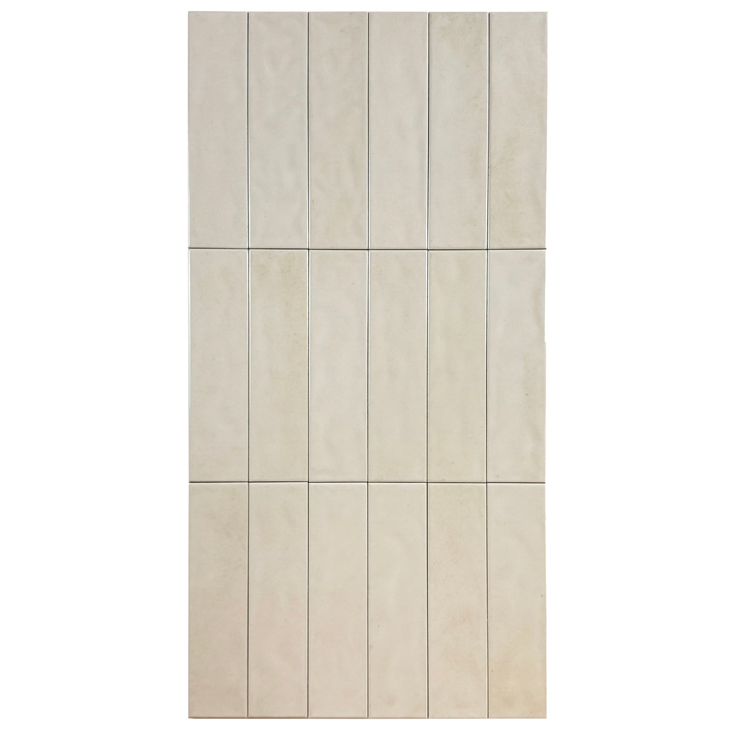 Venetian Dream Series Parchment Beige Glossy Porcelain Artisanal Tile