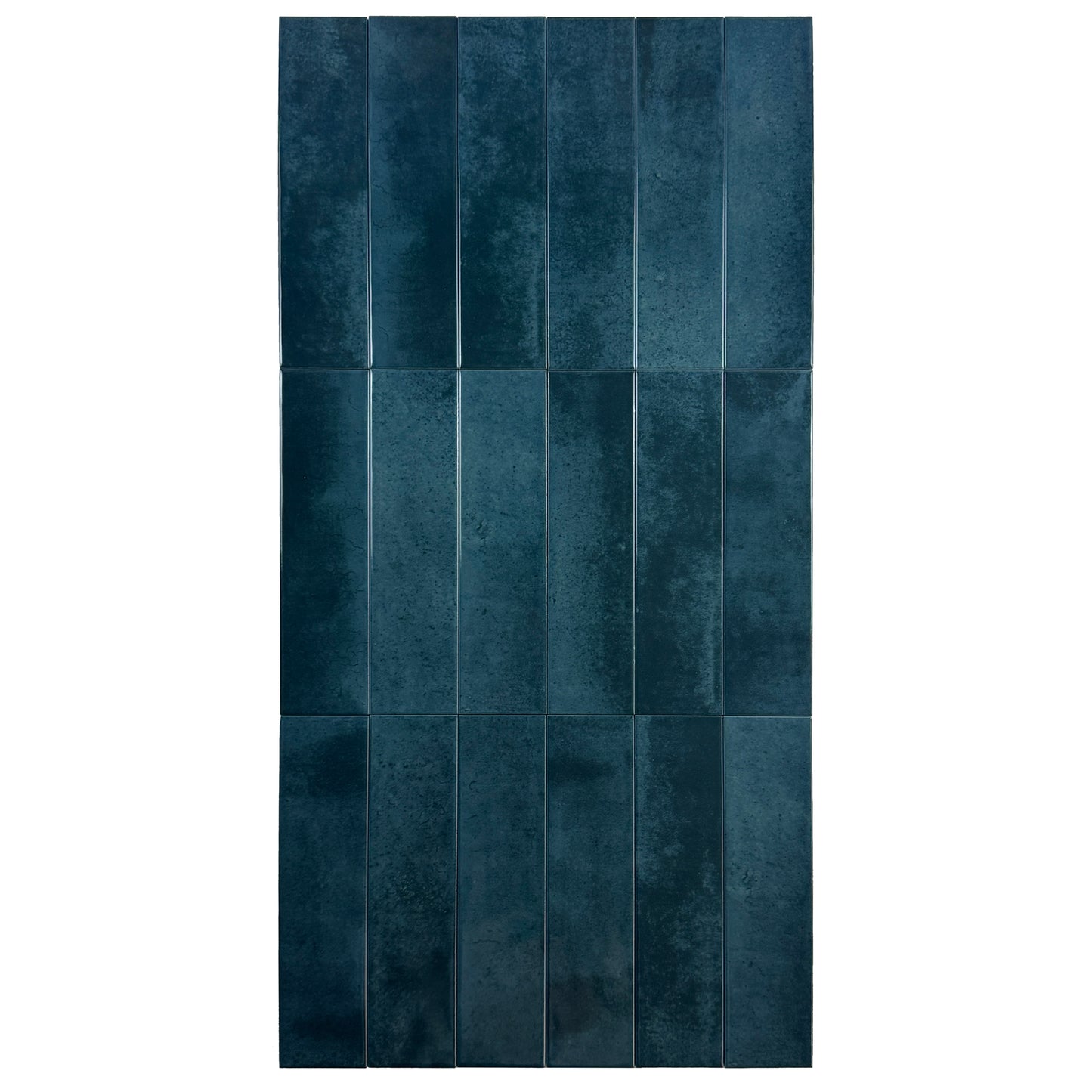 Venetian Dream Series Pine Green Glossy Porcelain Artisanal Tile