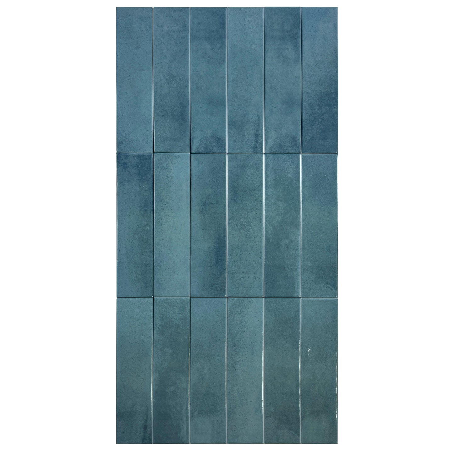 Venetian Dream Series Sapphire Blue Glossy Porcelain Artisanal Tile