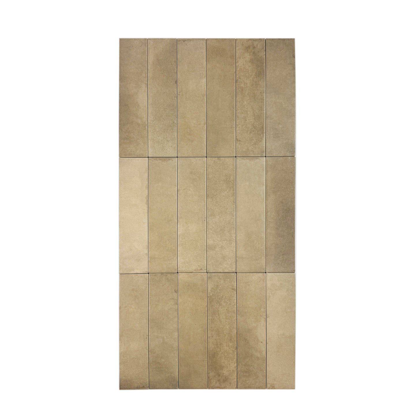 Amalfi Dawn Series Light Brown & Peanut Brown Mixed Matte Porcelain Artisanal Tile