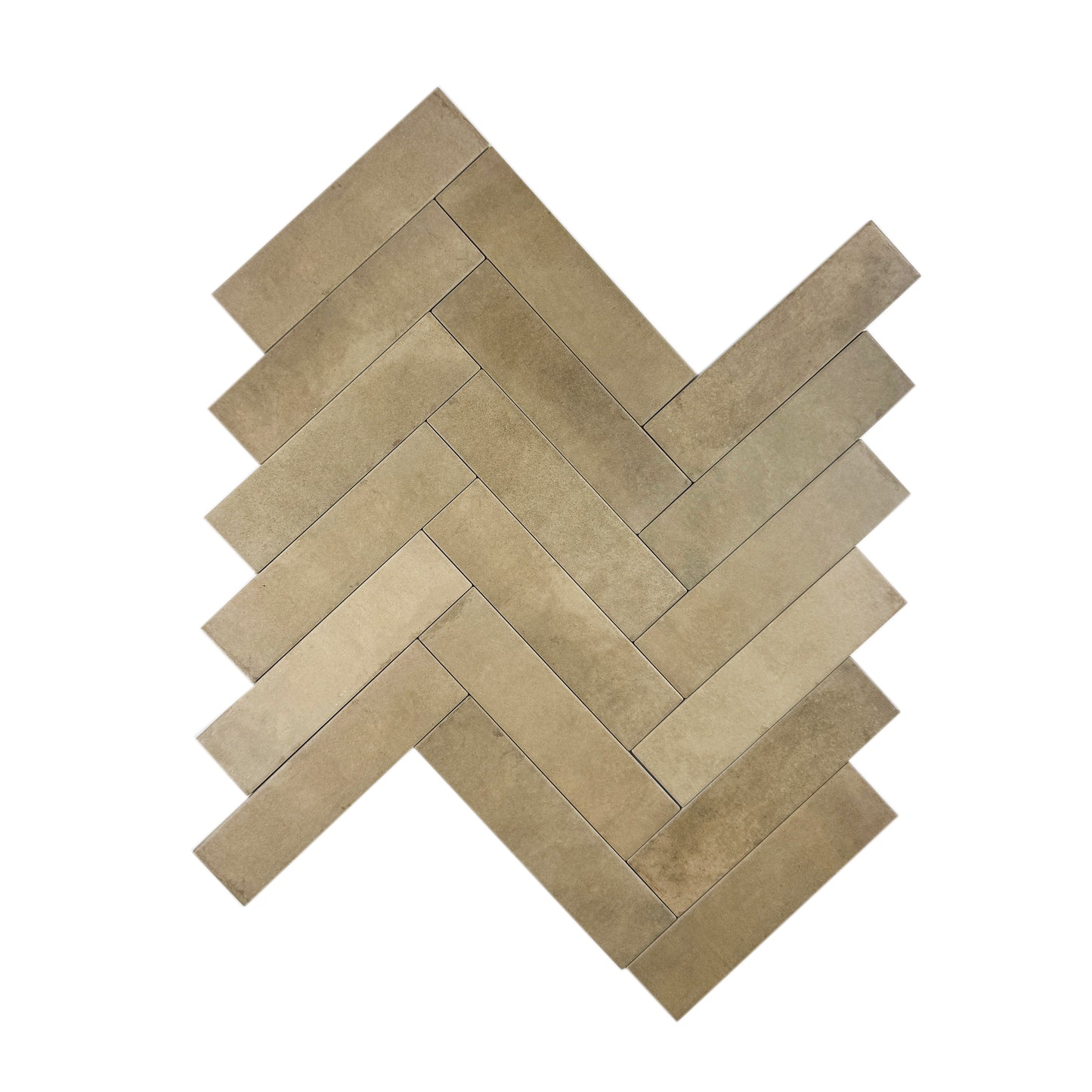 Amalfi Dawn Series Light Brown & Peanut Brown Mixed Matte Porcelain Artisanal Tile