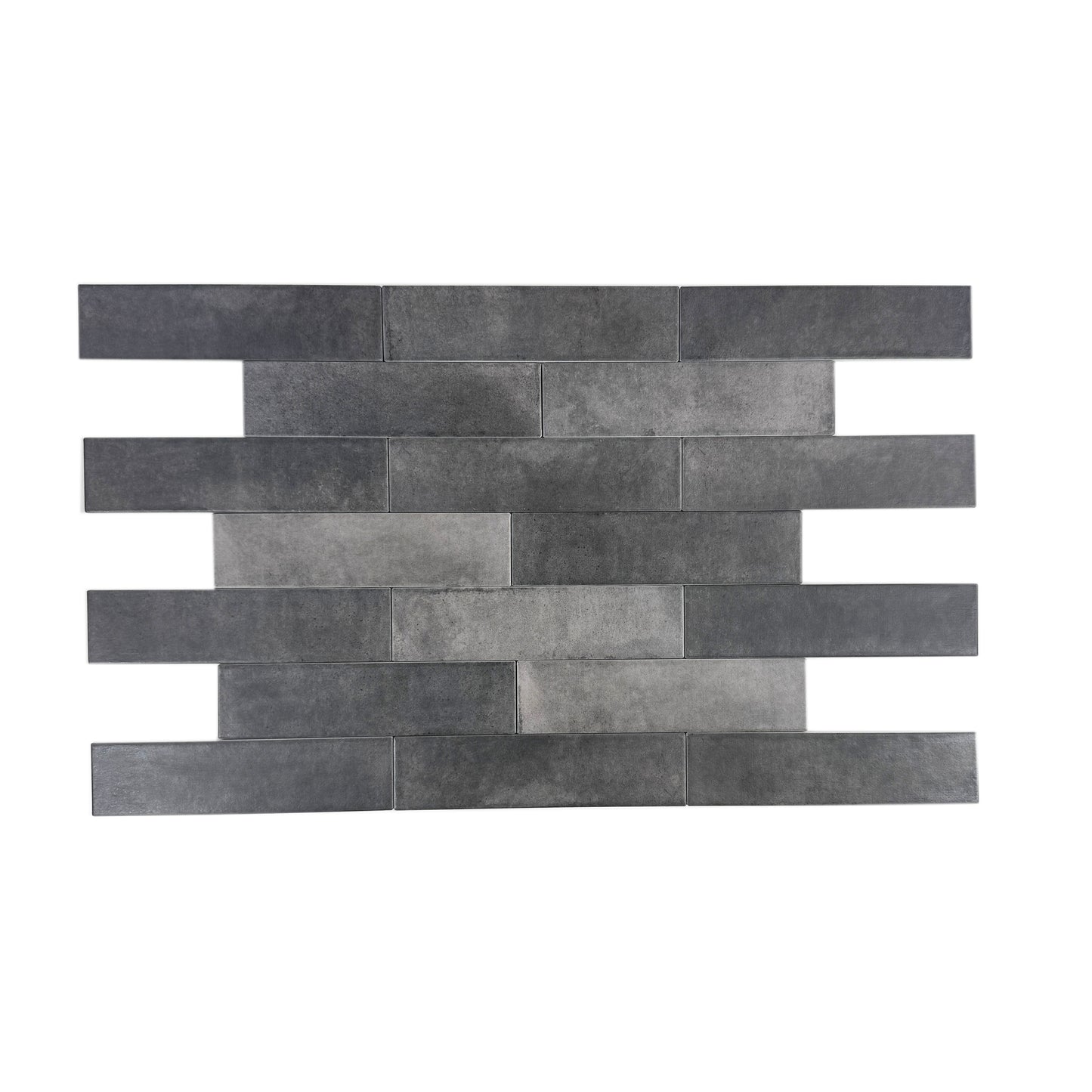 Amalfi Dawn Series Shadow Grey Matte Porcelain Artisanal Tile