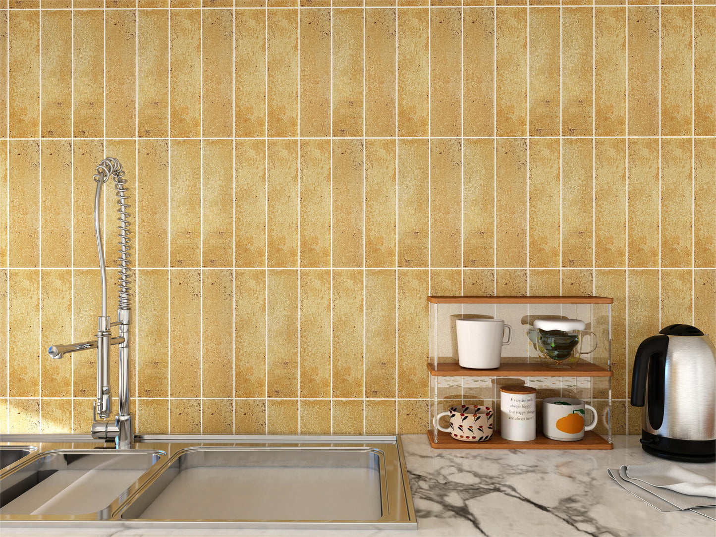 Lustre Vintage Nude Brown Matte Ceramic Artisanal Tile