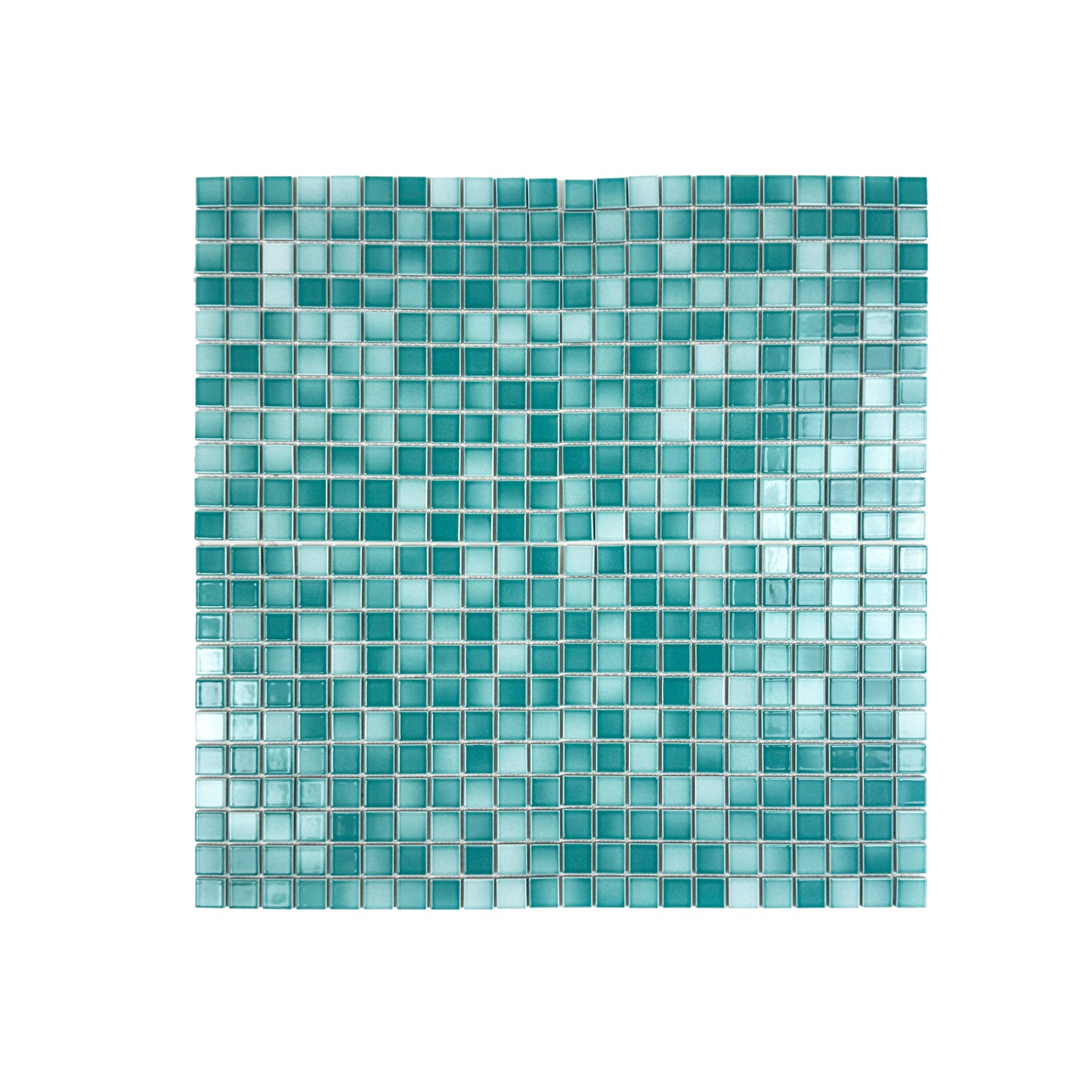 Midnight Splendor Series Green Crystalline Glazed Porcelain Mosaic
