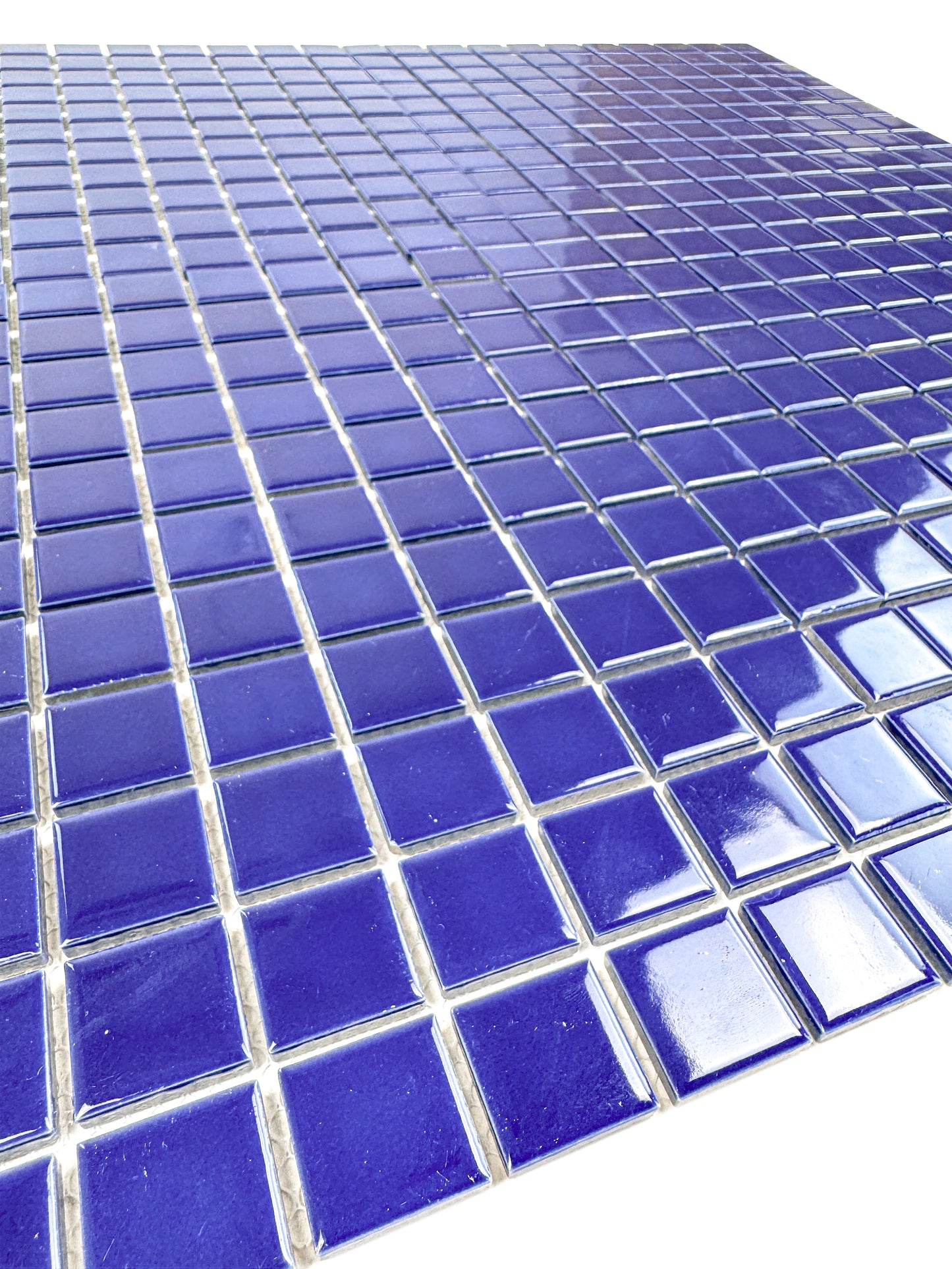 Azure Harmony Midnight Blue Ordinary Glazed Porcelain Mosaic