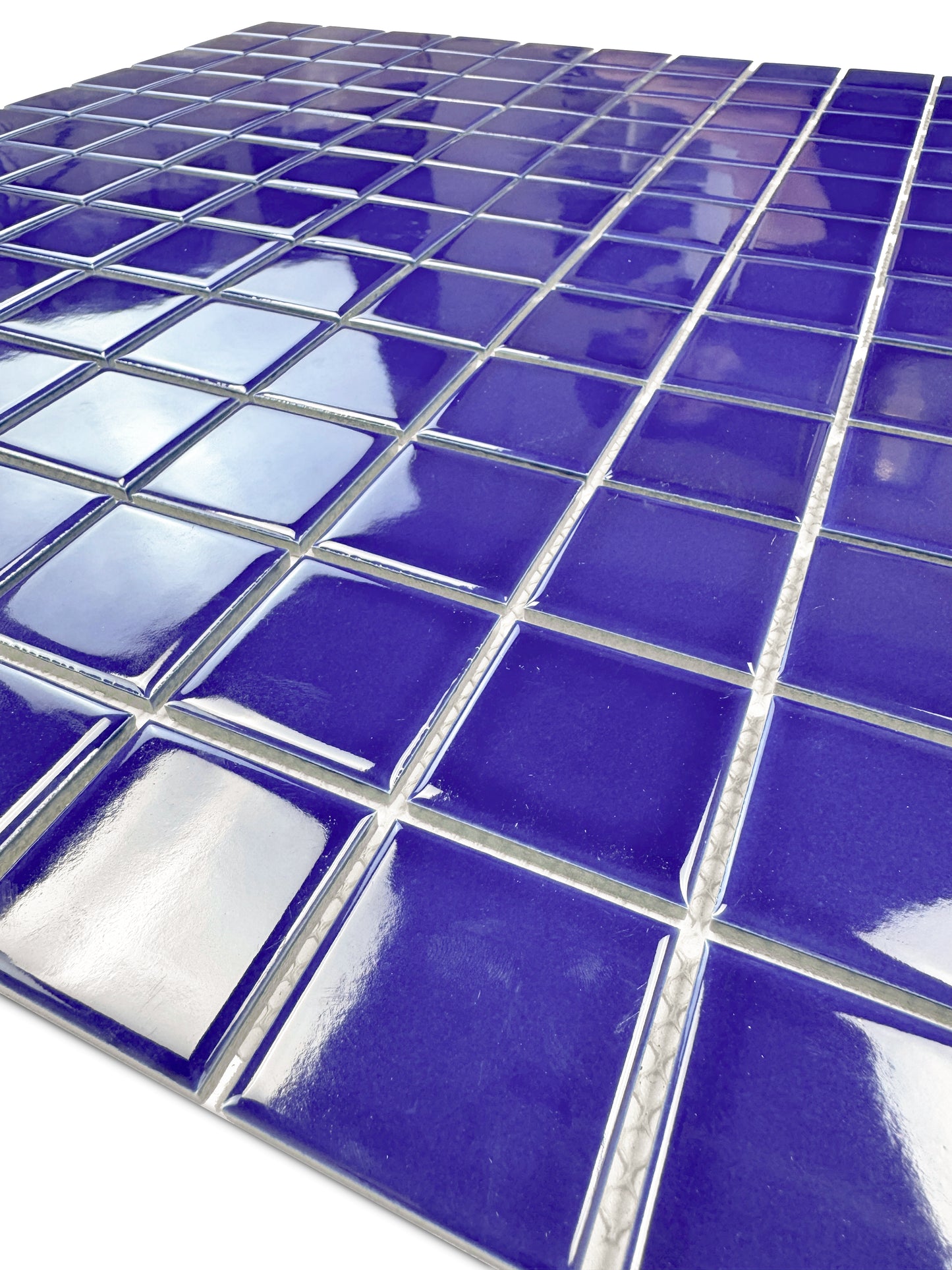 Azure Harmony Midnight Blue Ordinary Glazed Porcelain Mosaic