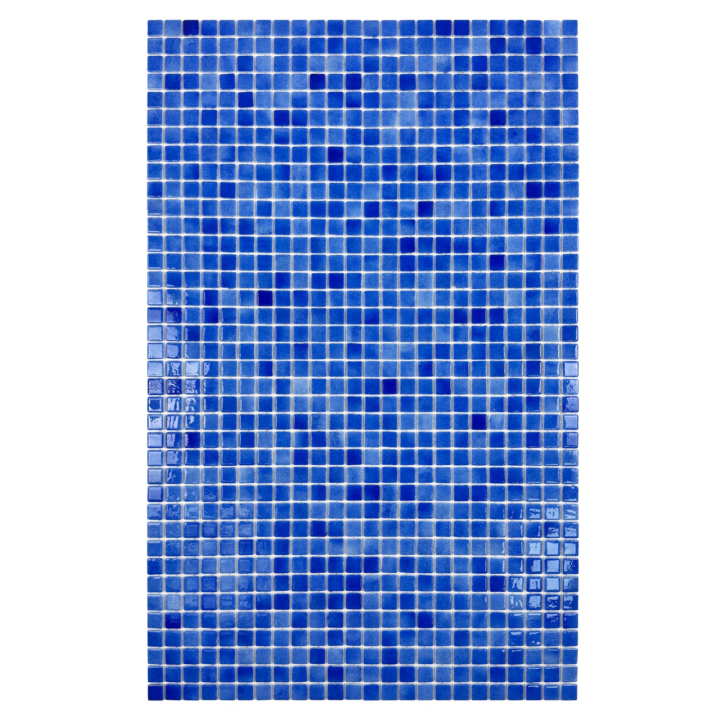 European Mosaic Series French Blue Recycled Glass Mosaic