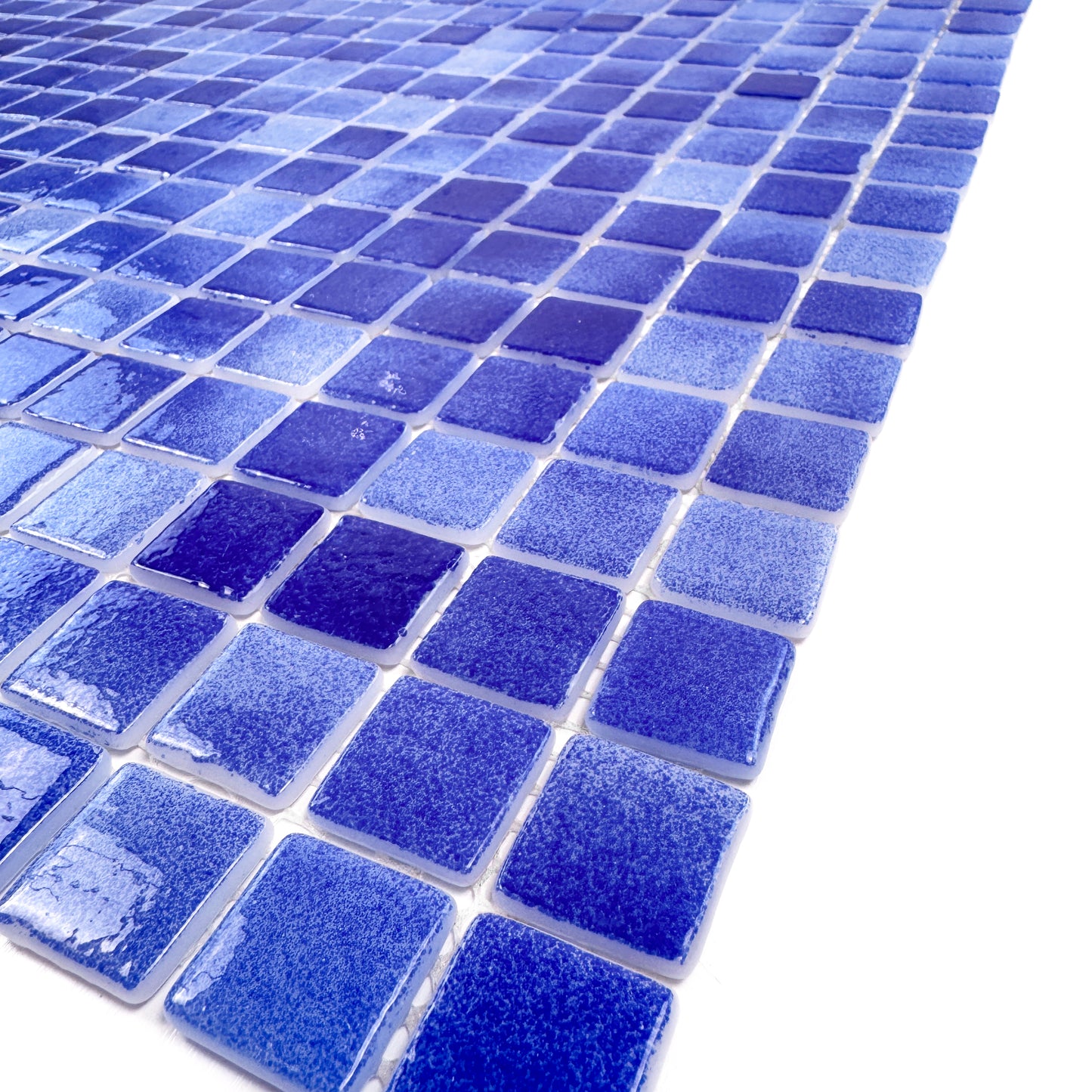 European Mosaic Series Purple Recycled Glass Mosaic
