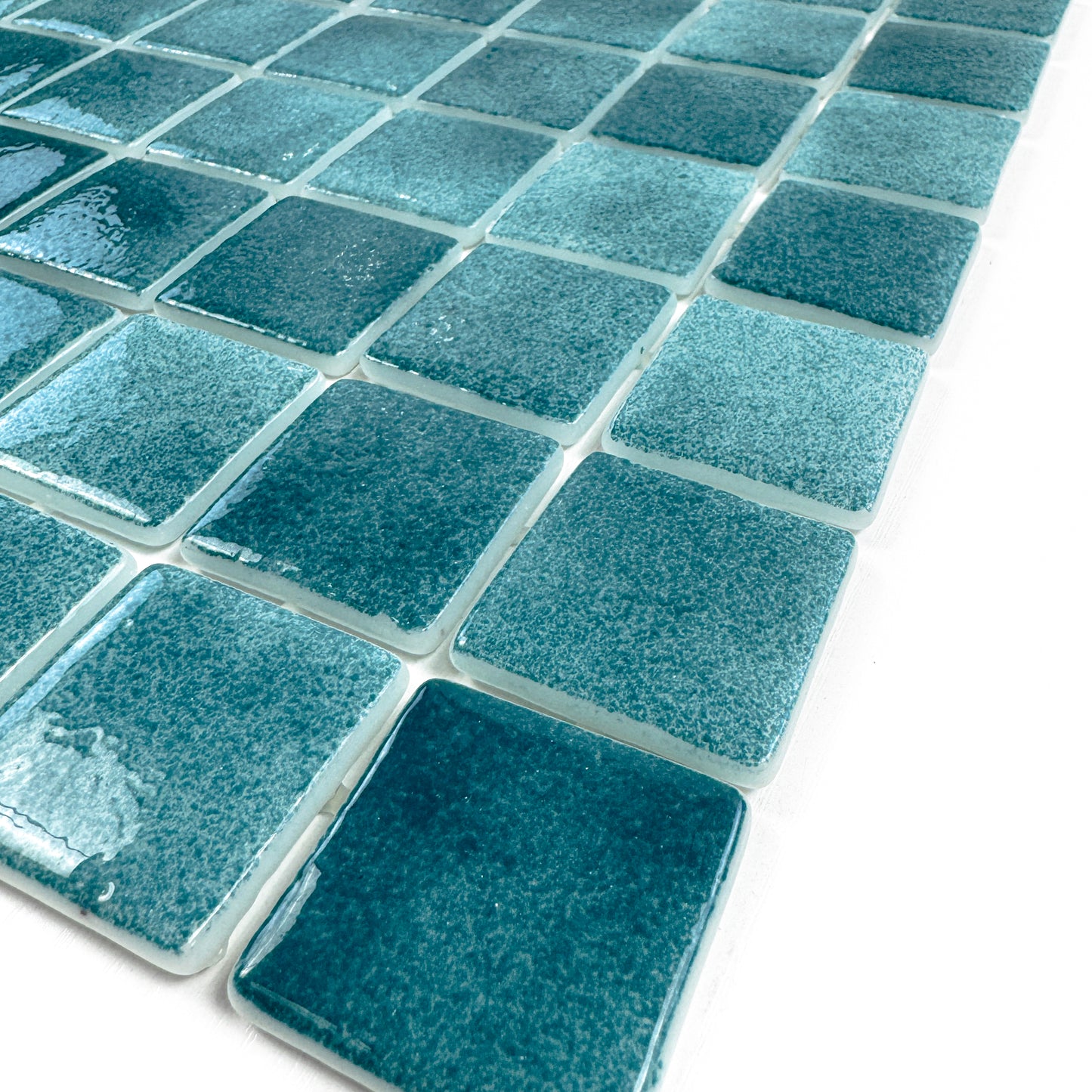 European Mosaic Series Jungle Green Recycled Glass Mosaic