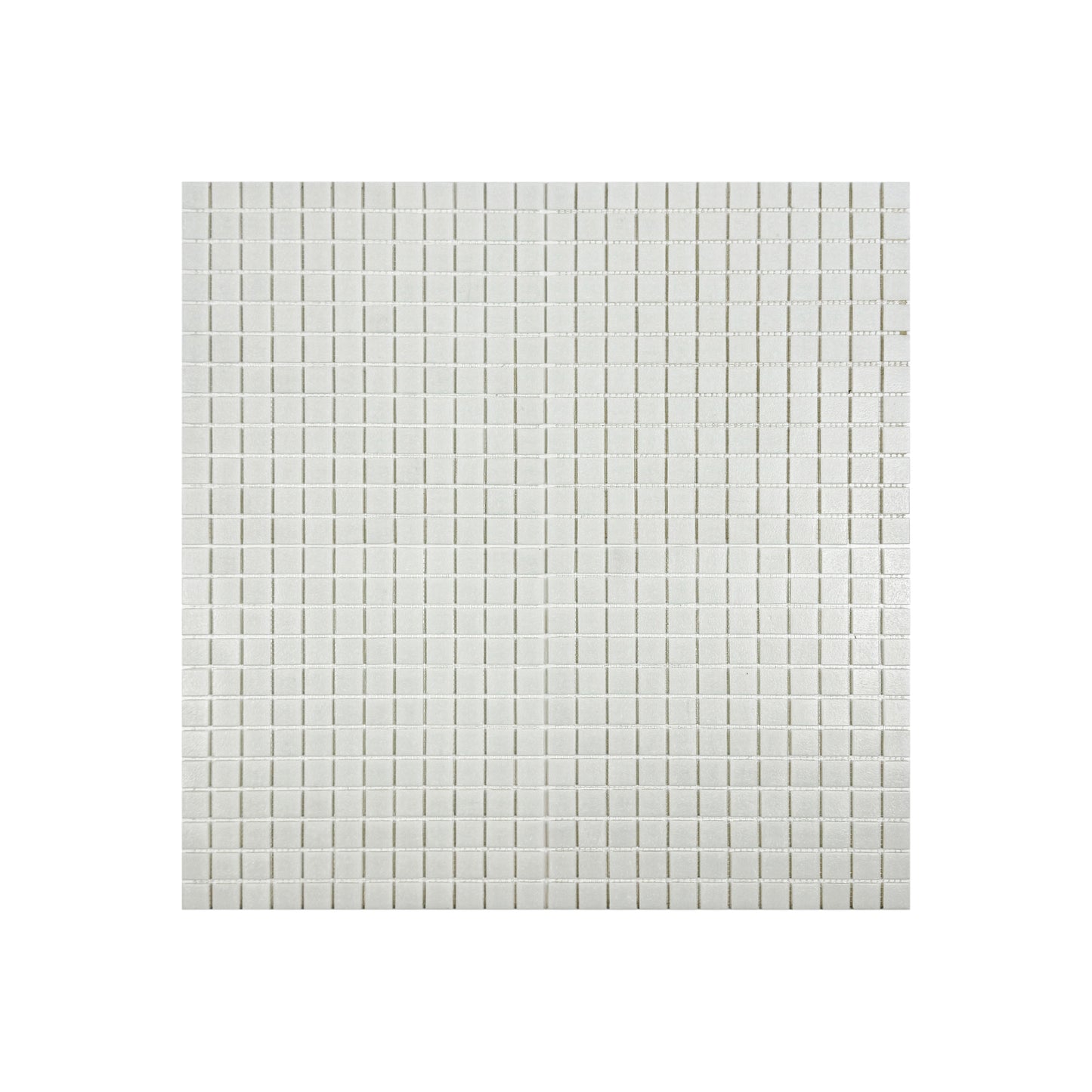 Serene Spectrum White Hot Melt Glass Mosaic