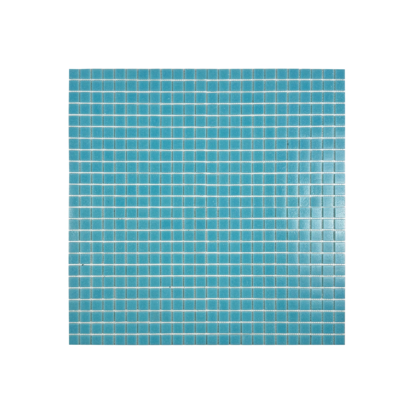 Serene Spectrum Series Sky Blue Hot Melt Glass Mosaic