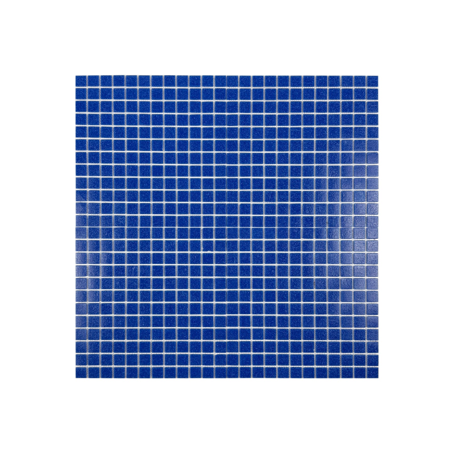 Serene Spectrum Series Navy Blue Hot Melt Glass Mosaic