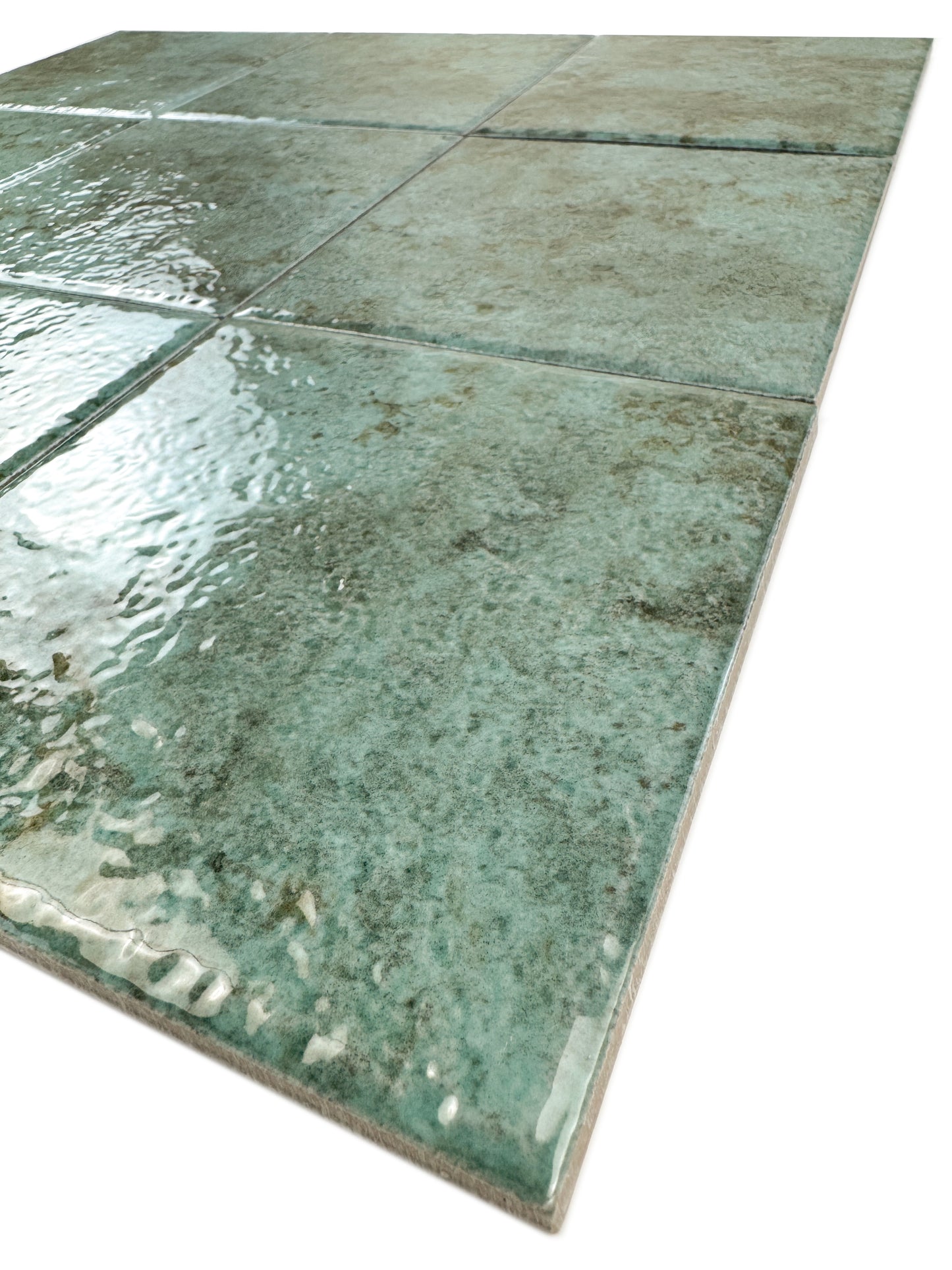 Majestic Natural Series Turquoise Blue Natural Gradients Design Porcelain Tile