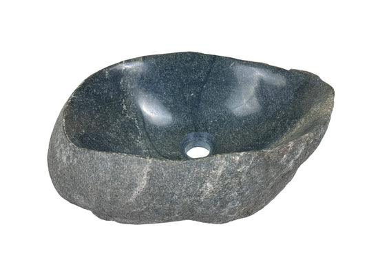 Marble Muse Pebble Stone Polish Surface Irregular Shape Wash Basin