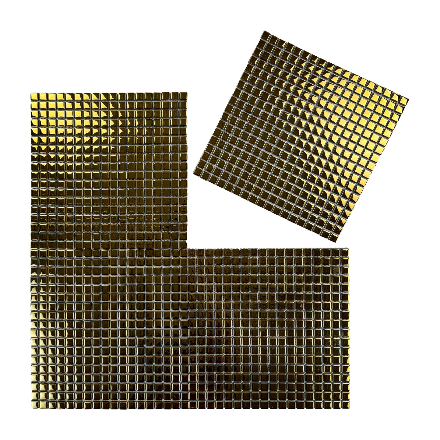 Gold Plated Glass Mosaic