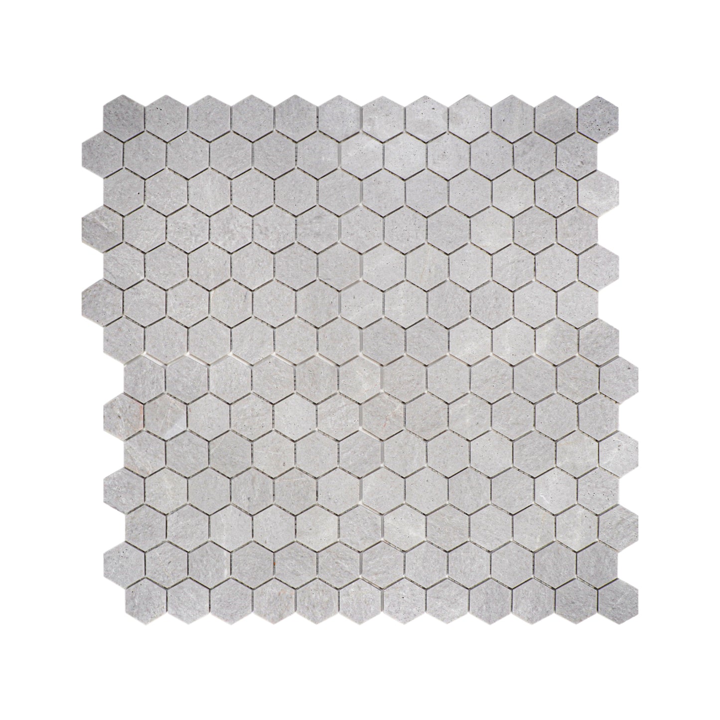 White Travertine Series Kwong Sal White Travertine  Honed  Hexagon Marble Mosaic