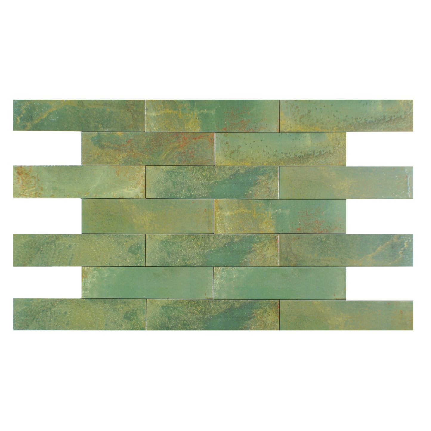 Lisbon Artisan Series Grass Green Matte Surface Porcelain Artisanal Tile