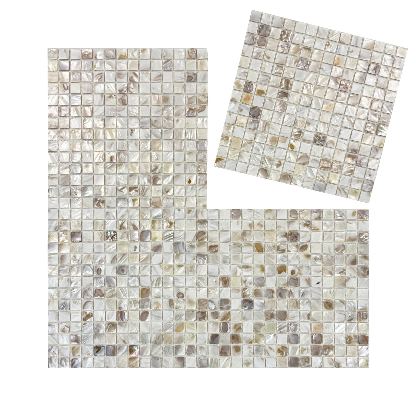 Opulent Pearl Collection Oil Pattern MOP Mosaic