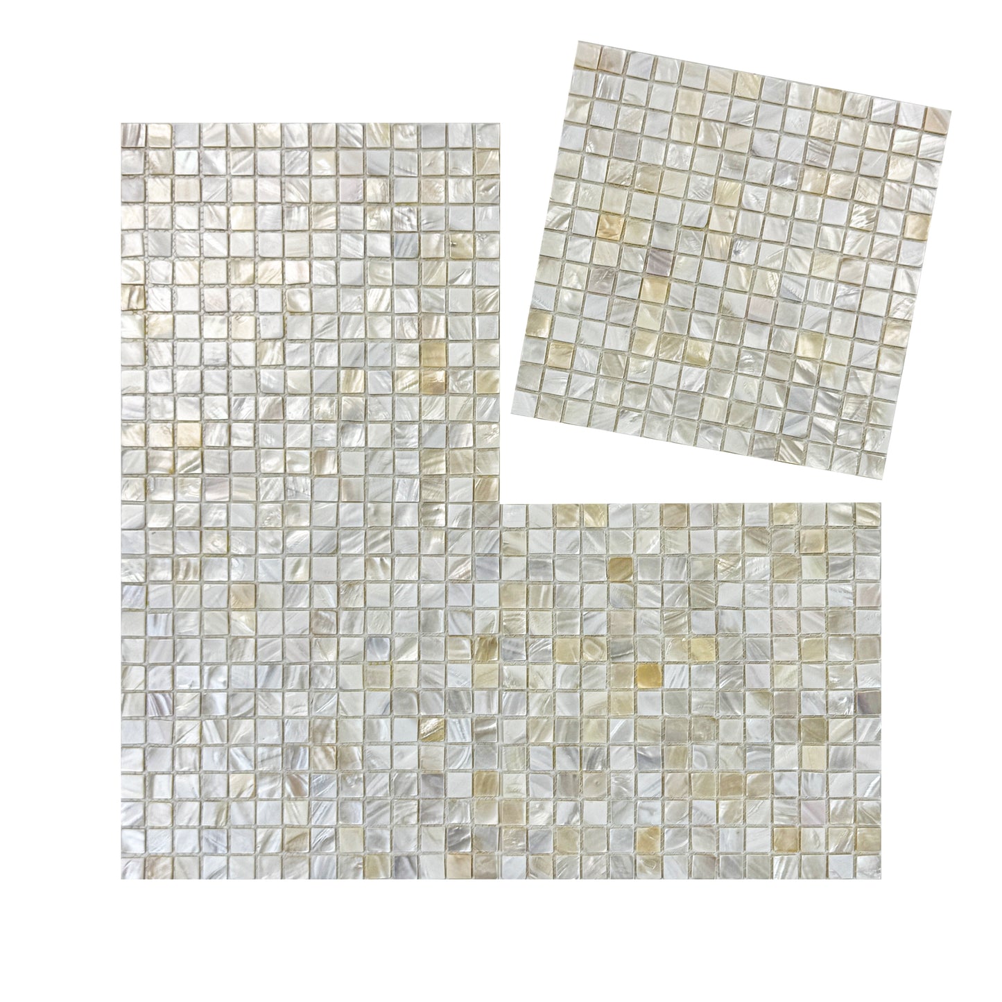 Opulent Pearl Collection Natural Color MOP Moasaic