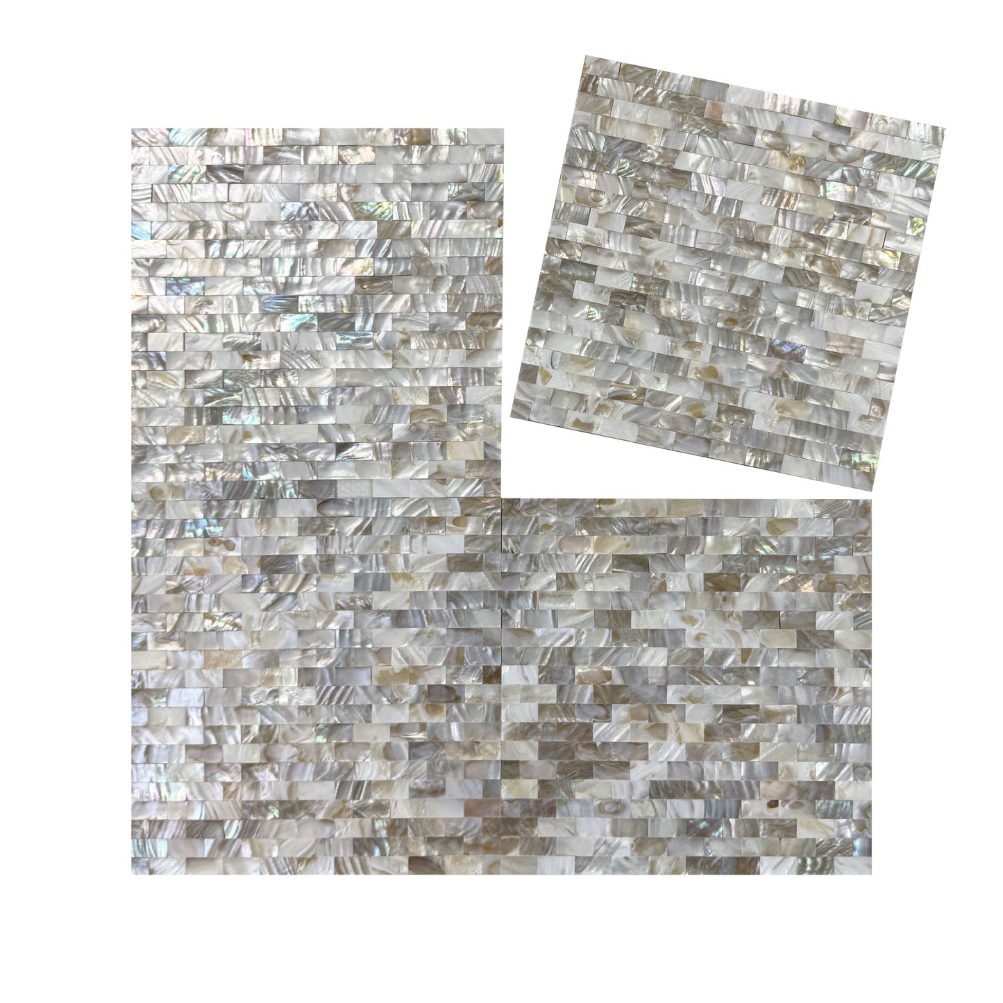 Opulent Pearl Collection Oil Pattern Seamless MOP Mosaic