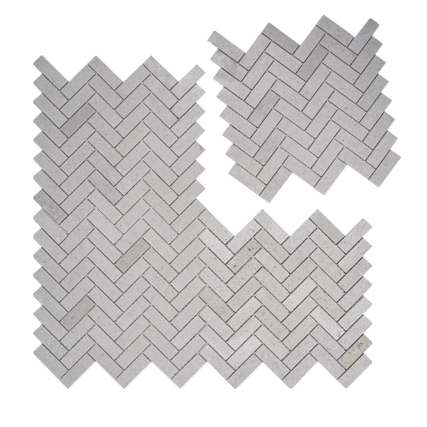 White Travertine Series Kwong Sal White Travertine  Honed Herringbone Marble Mosaic