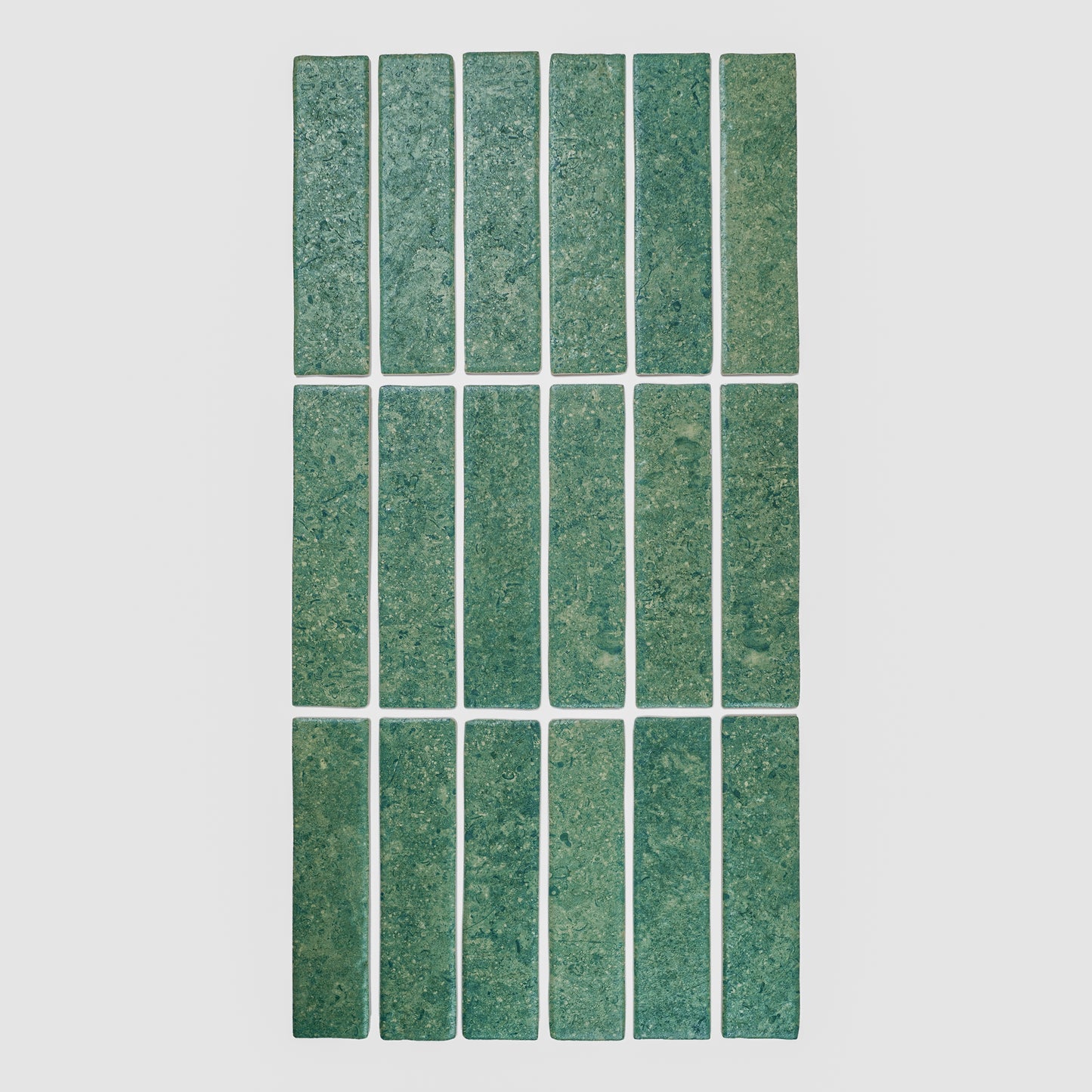 Limestone Legacy Series Sea Green Matte Porcelain Artisanal Tile
