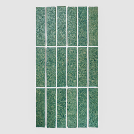 Limestone Legacy Series Sea Green Matte Porcelain Artisanal Tile