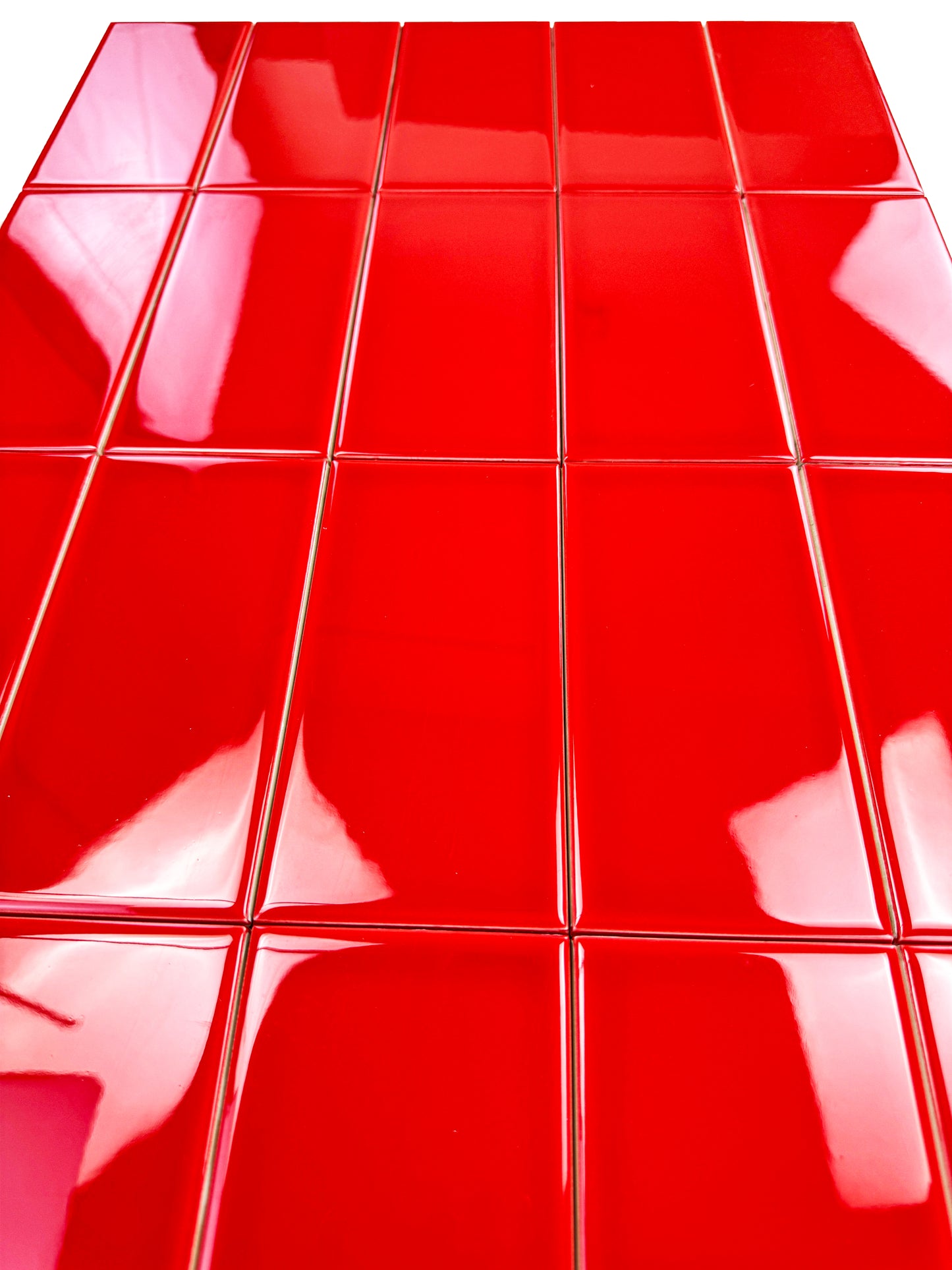 Red Flat Ceramic Tiles