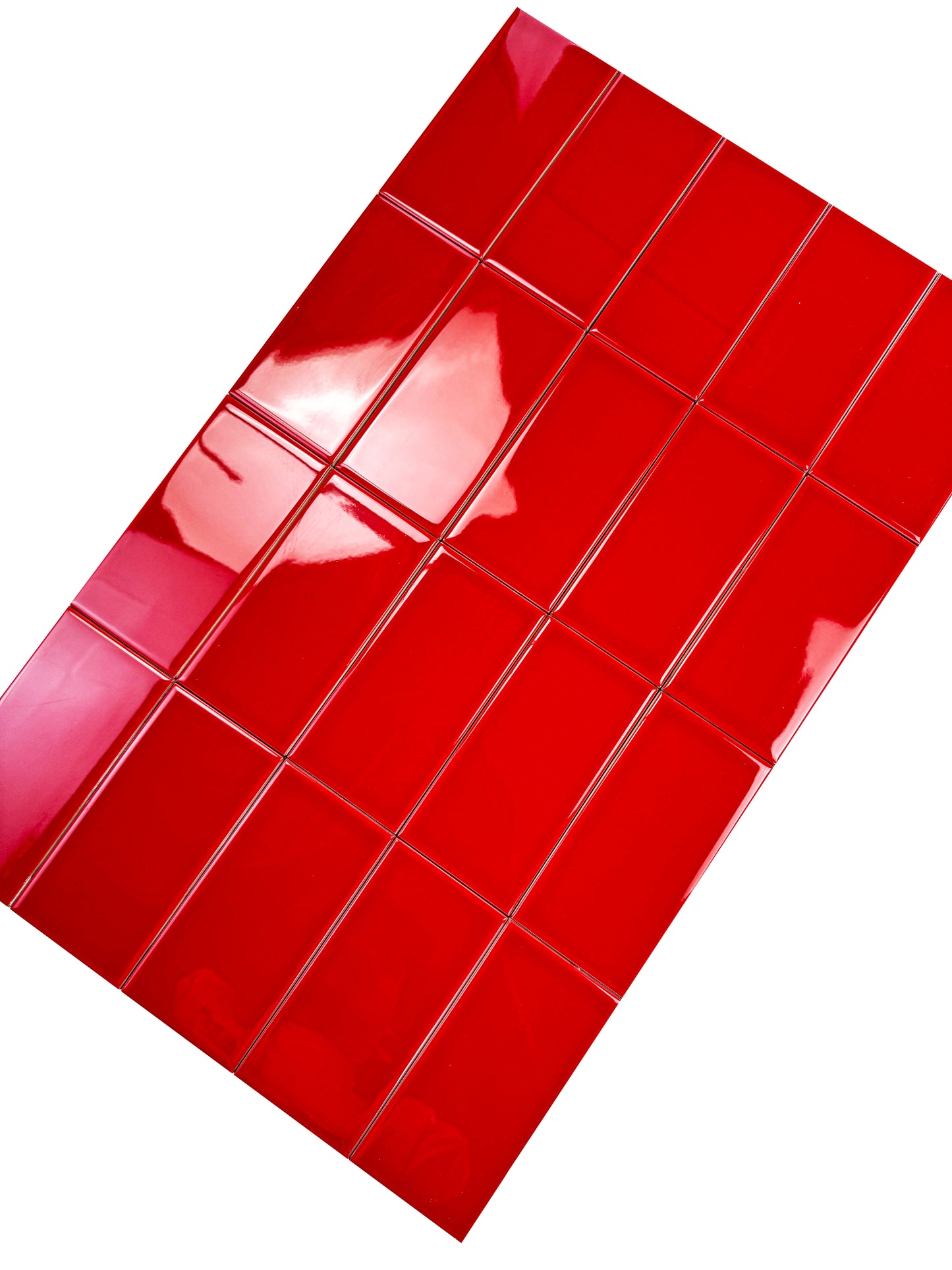 Red Flat Ceramic Tiles