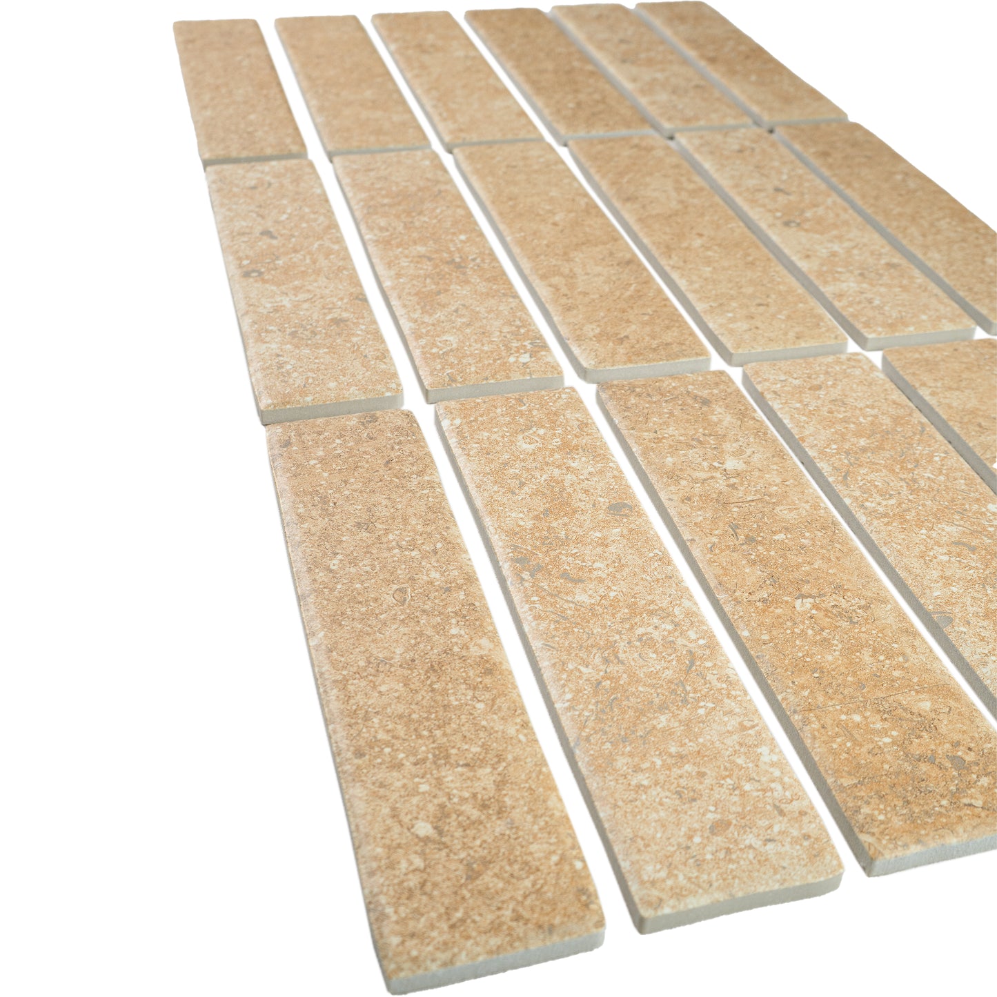 Limestone Legacy Series Birch Beige Matte Porcelain Artisanal Tile