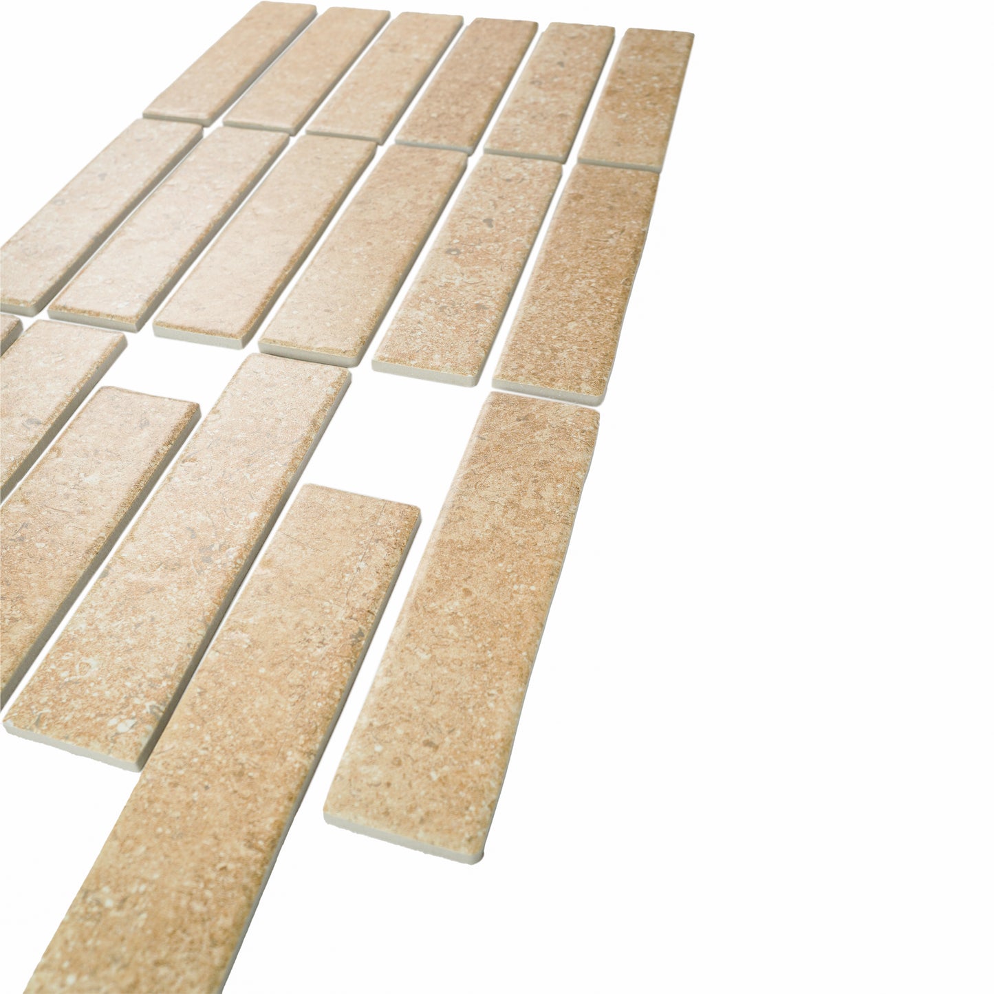 Limestone Legacy Series Birch Beige Matte Porcelain Artisanal Tile