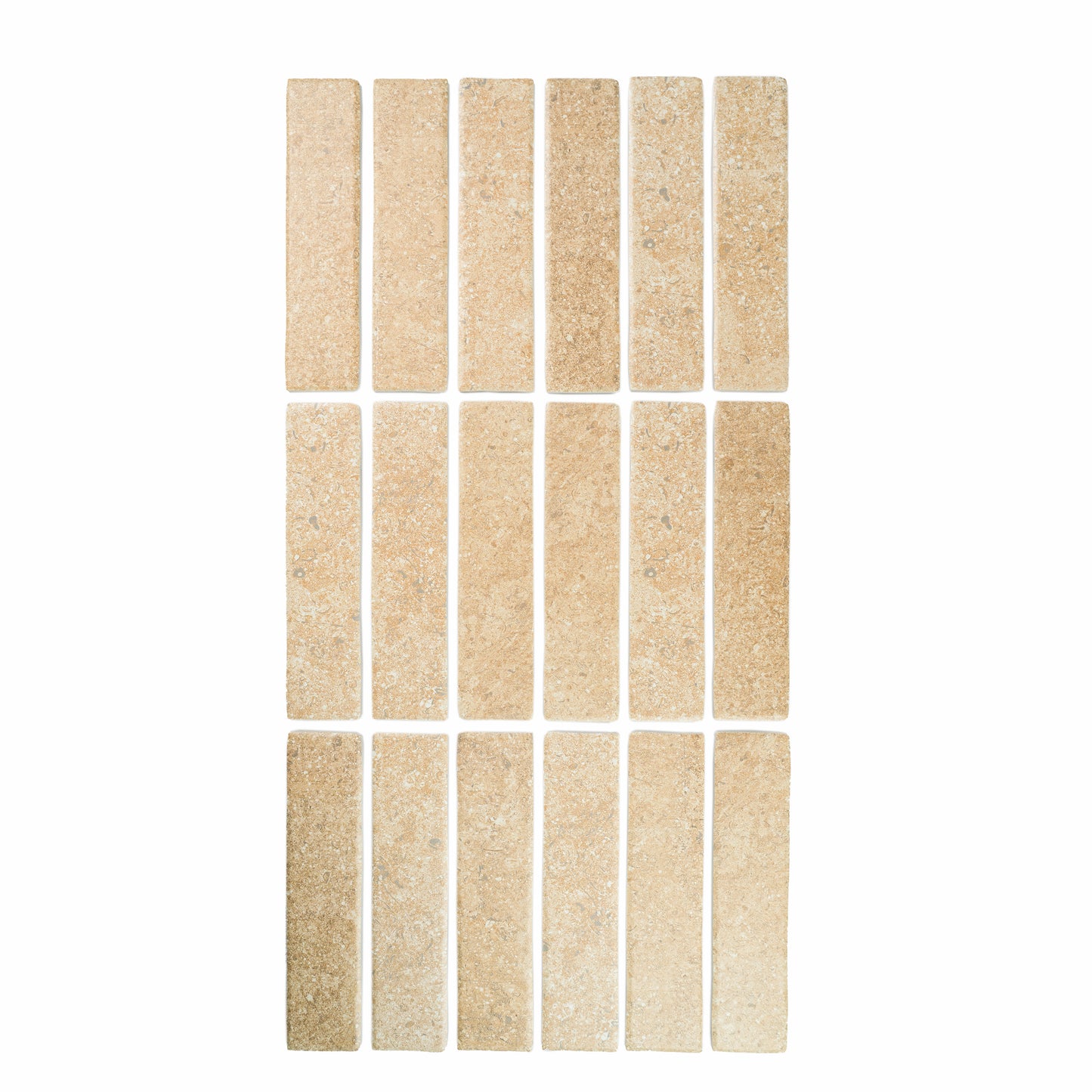 Limestone Legacy Series Birch Beige Matte Porcelain Artisanal Tile