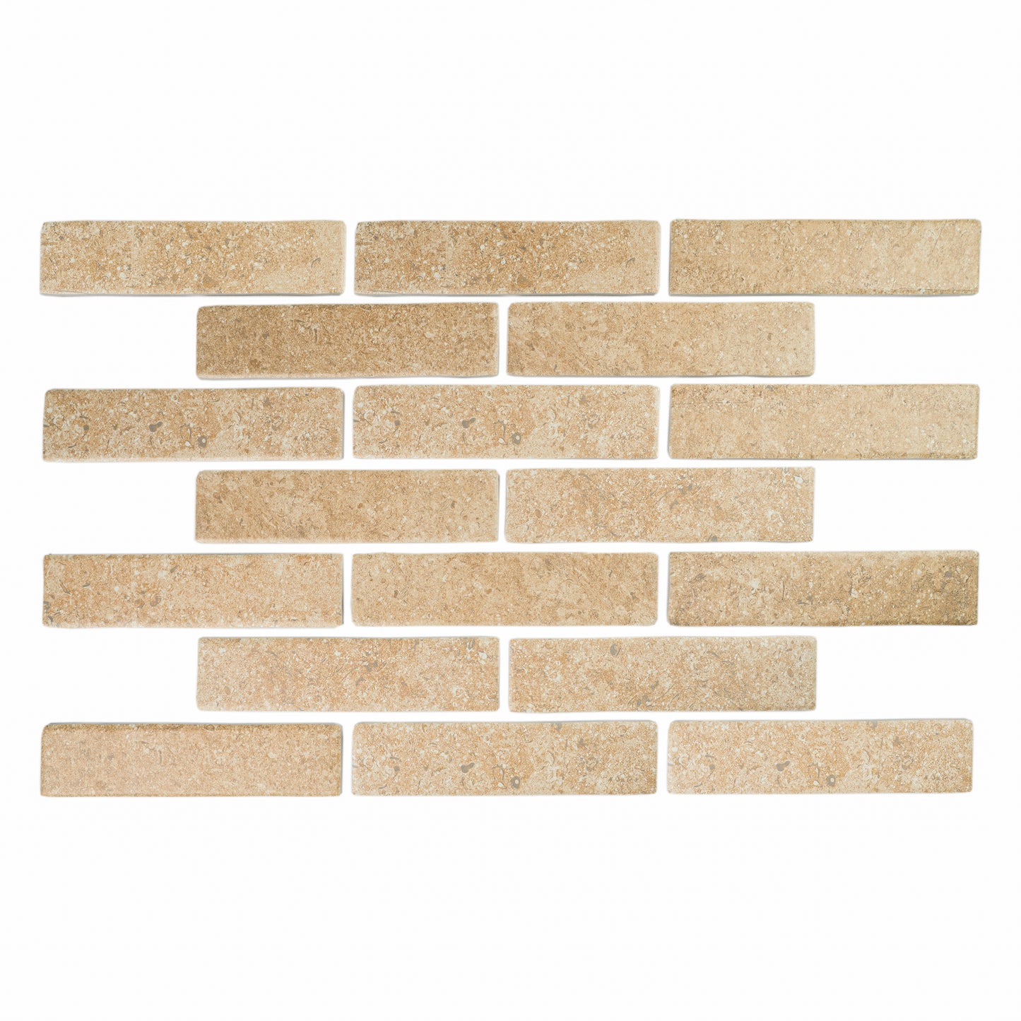 Limestone Legacy Series Birch Beige Matte Porcelain Artisanal Tile