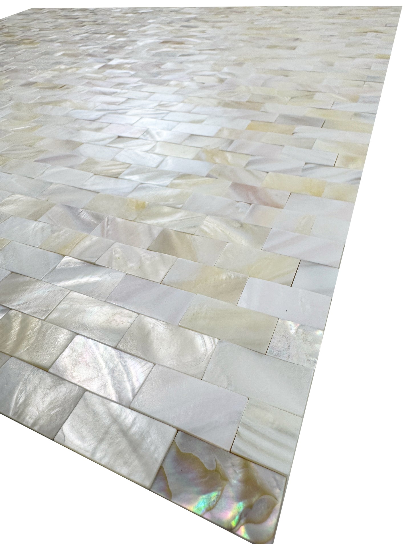 Opulent Pearl Collection Natural Color Seamless MOP Mosaic