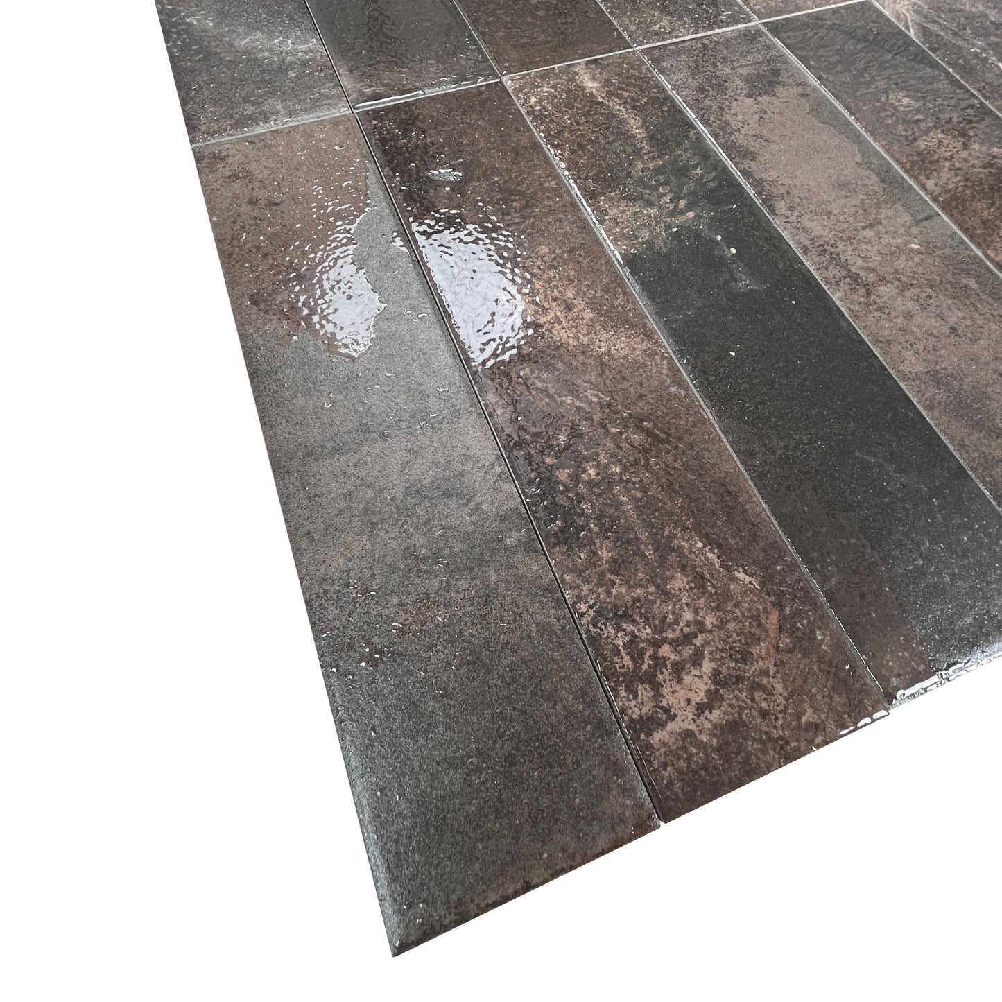 Lisbon Artisan Series Chocolate Brown Matte Surface Porcelain Artisanal Tile