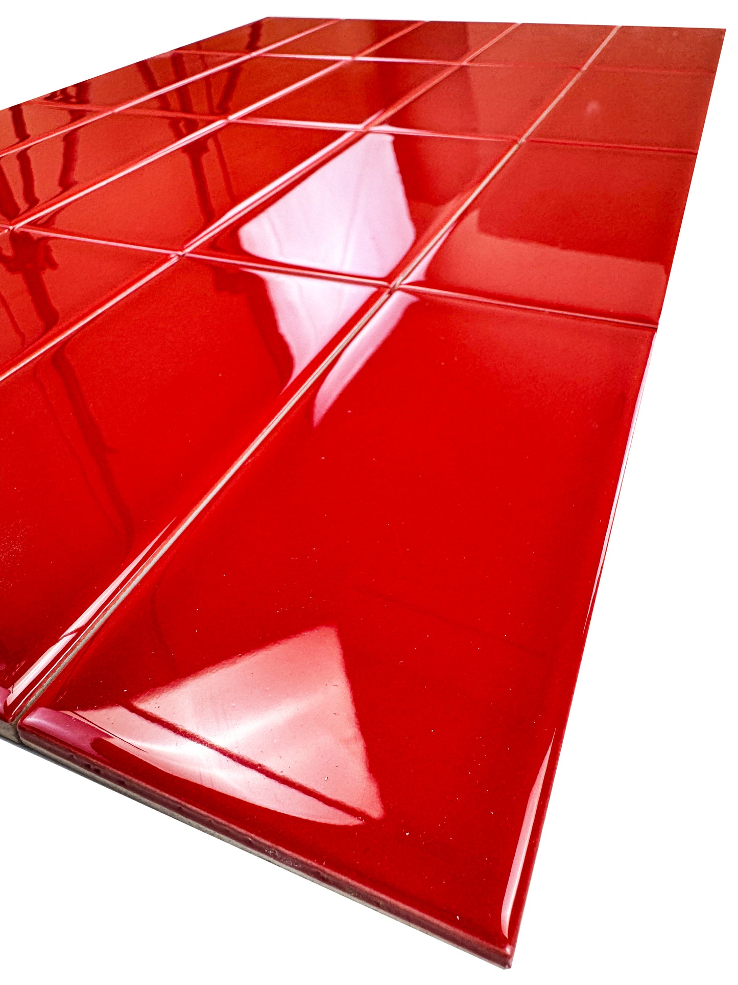 Red Flat Ceramic Tiles