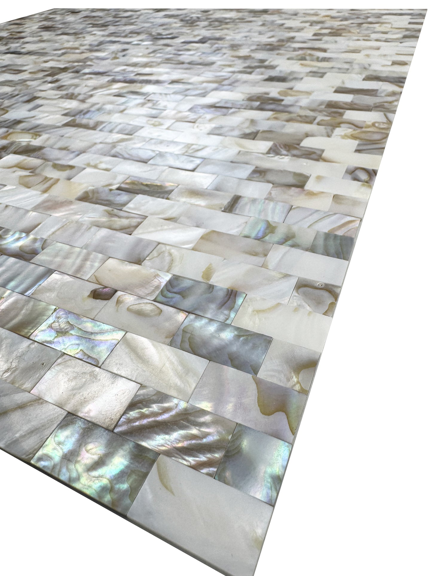 Opulent Pearl Collection Oil Pattern Seamless MOP Mosaic